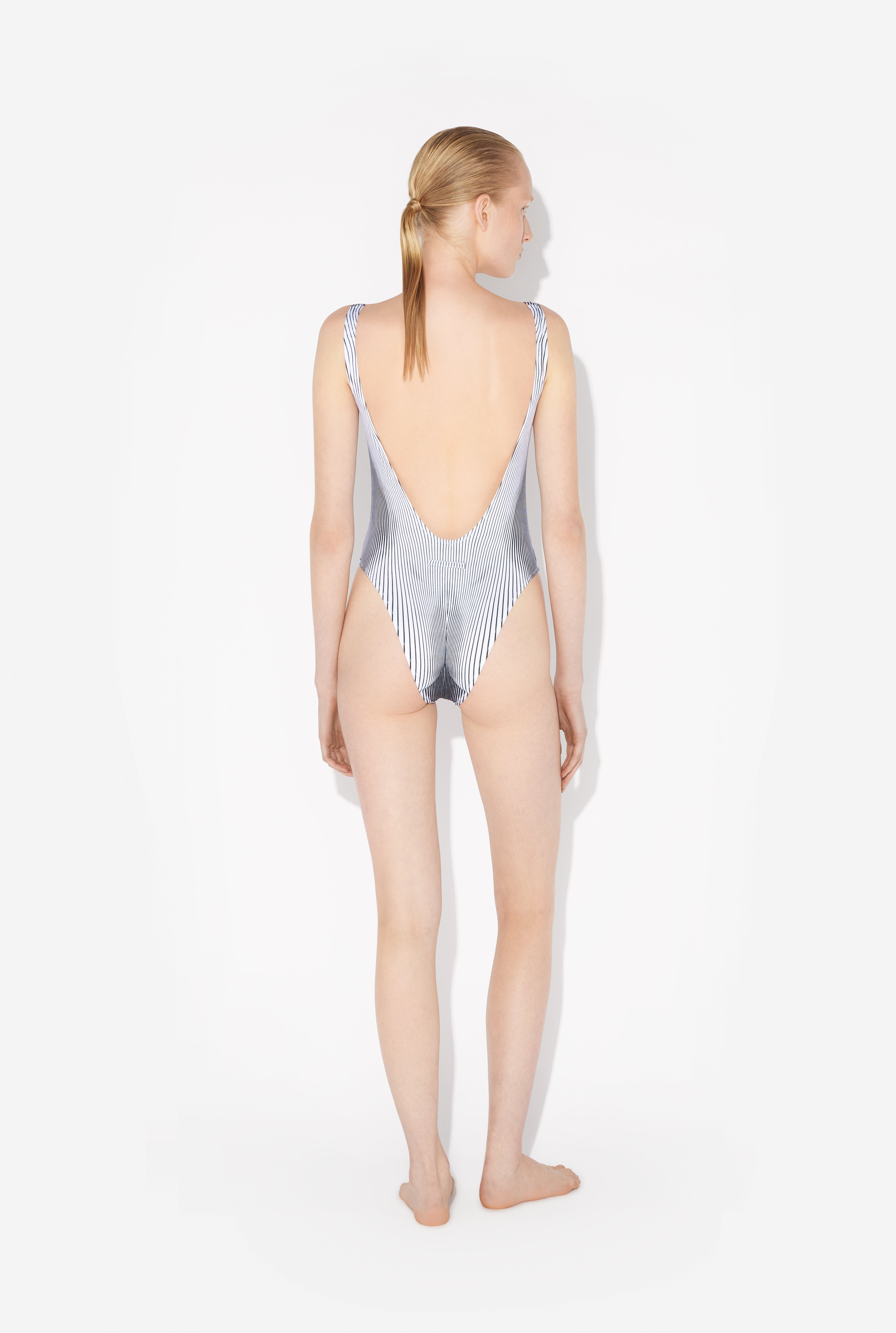 THE PINSTRIPE BODY MORPHING SWIMSUIT - 2