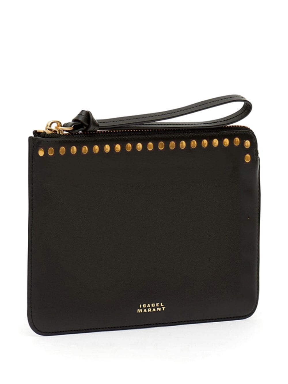leather clutch bag - 3