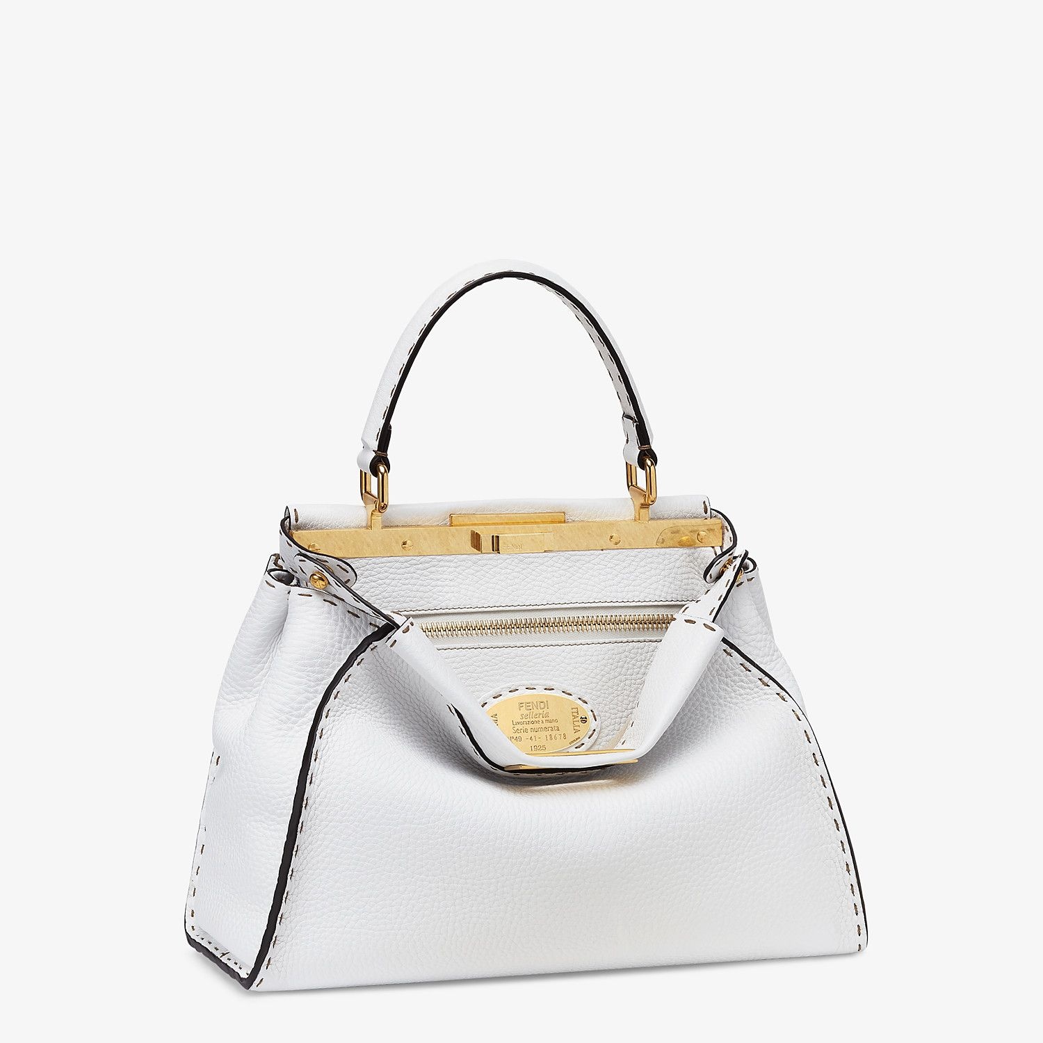 White Cuoio Romano leather bag - 3