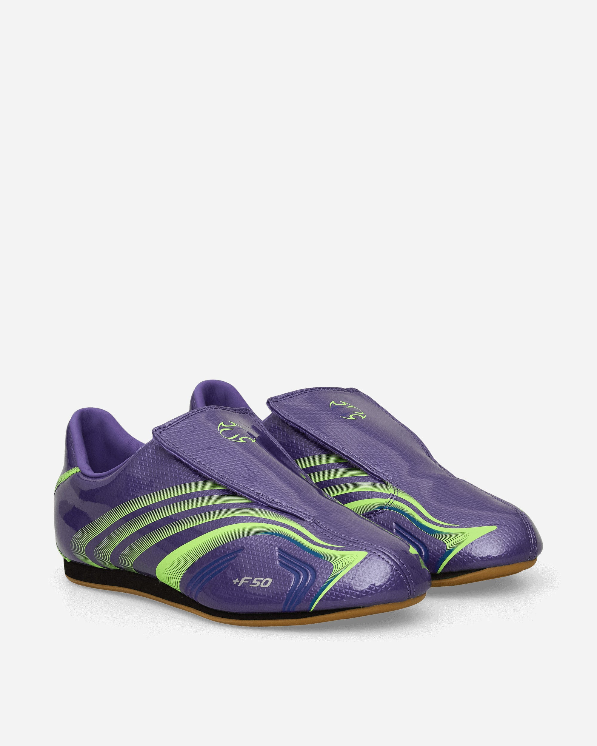 Women's Taekwondo F50 Sneakers Purple Rush / Lucid Lemon - 2