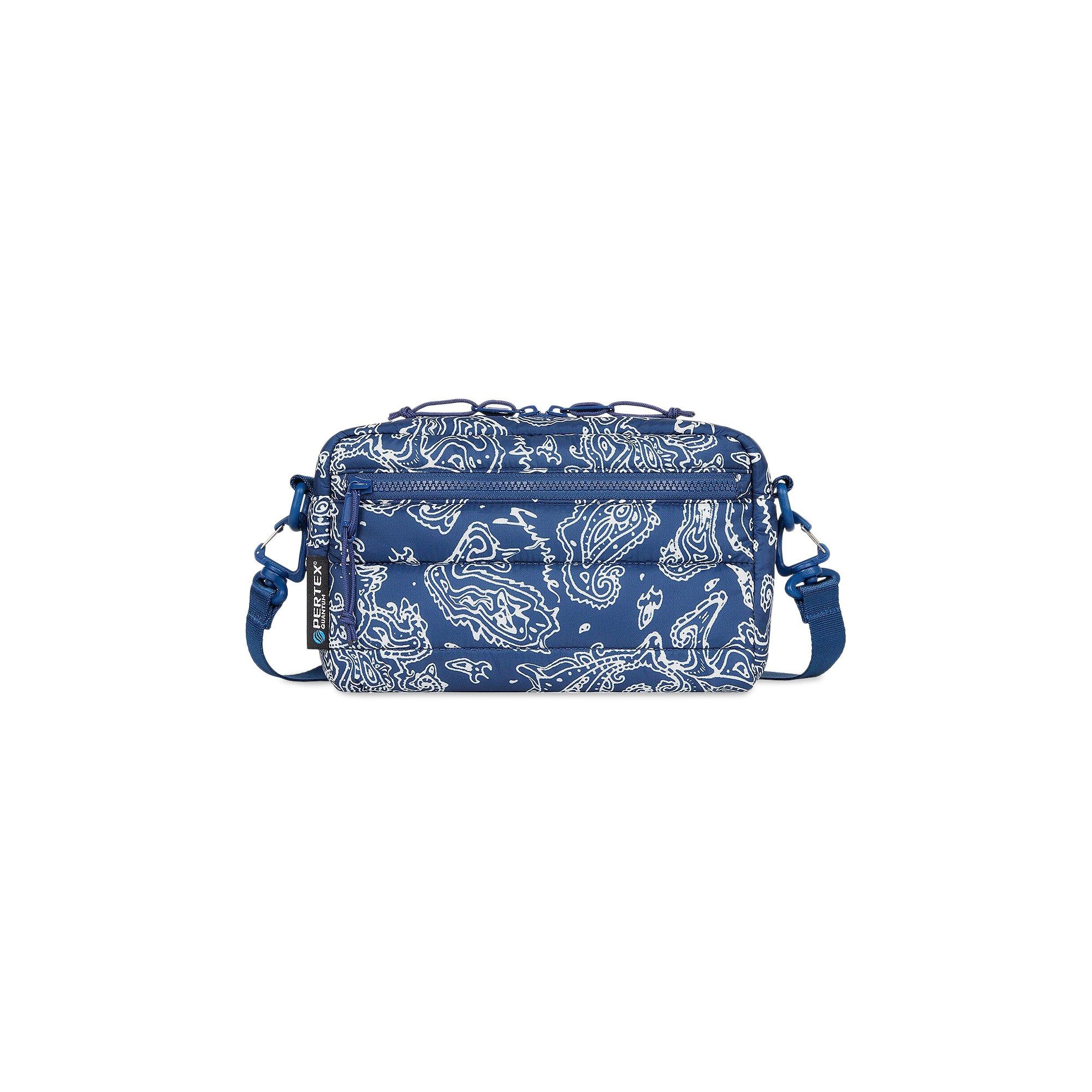 Supreme Puffer Side Bag 'Blue Paisley' - 2