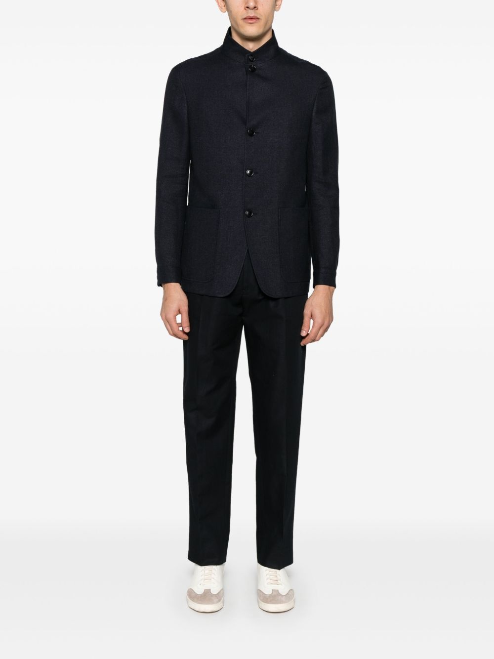 pleat-detail trousers - 2