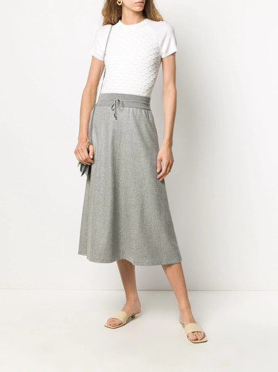 Loro Piana drawstring waist midi skirt outlook