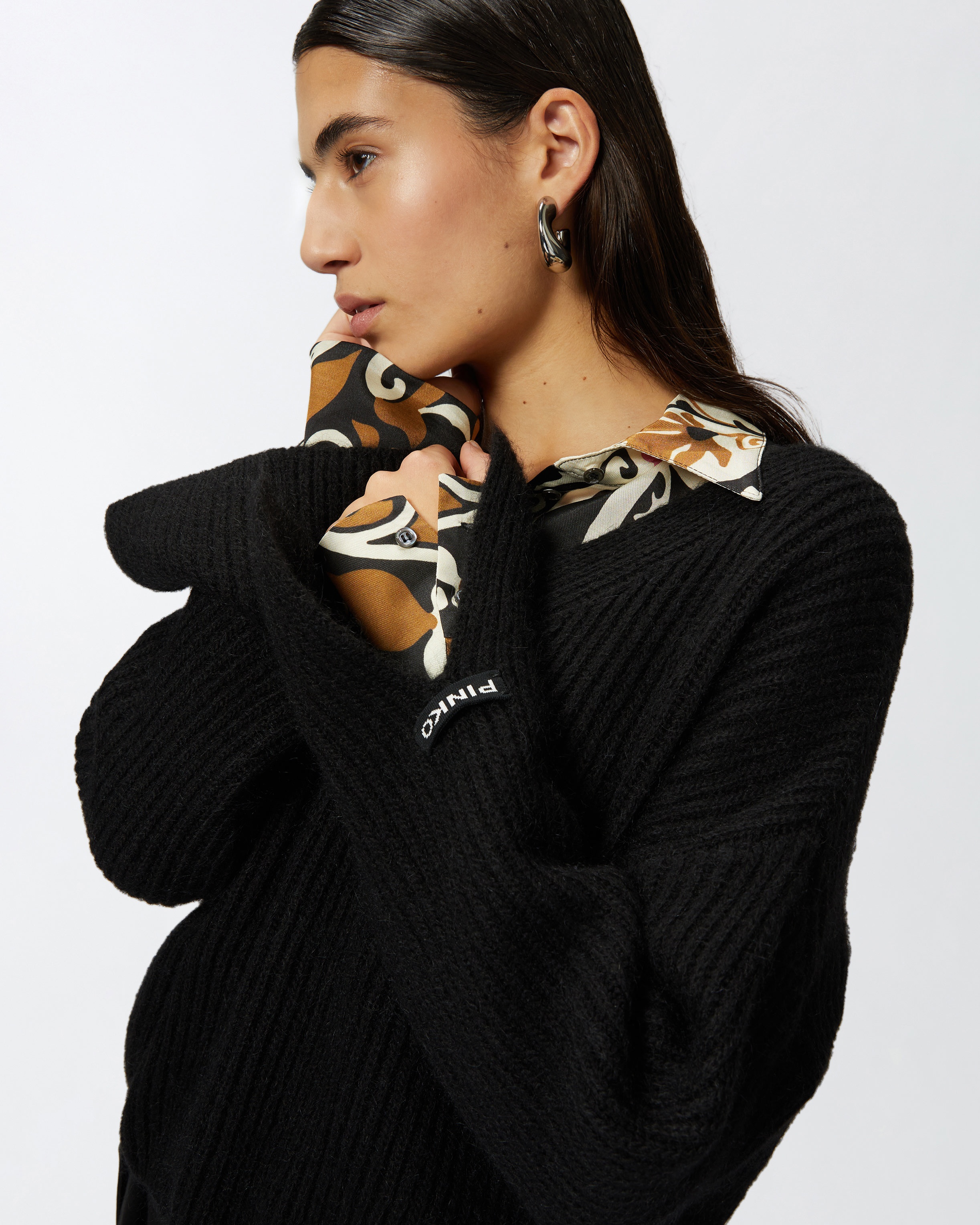 V-NECK RIB JUMPER - 5