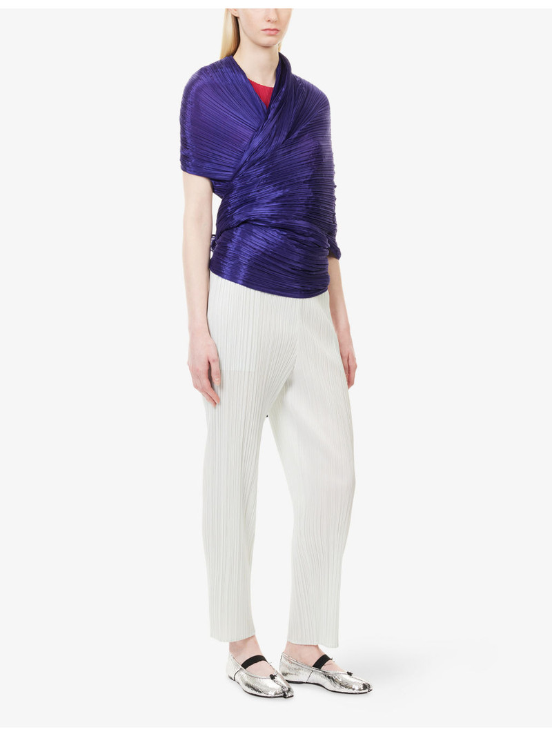 Pleats Please Issey Miyake Madame November Knit Stole outlook