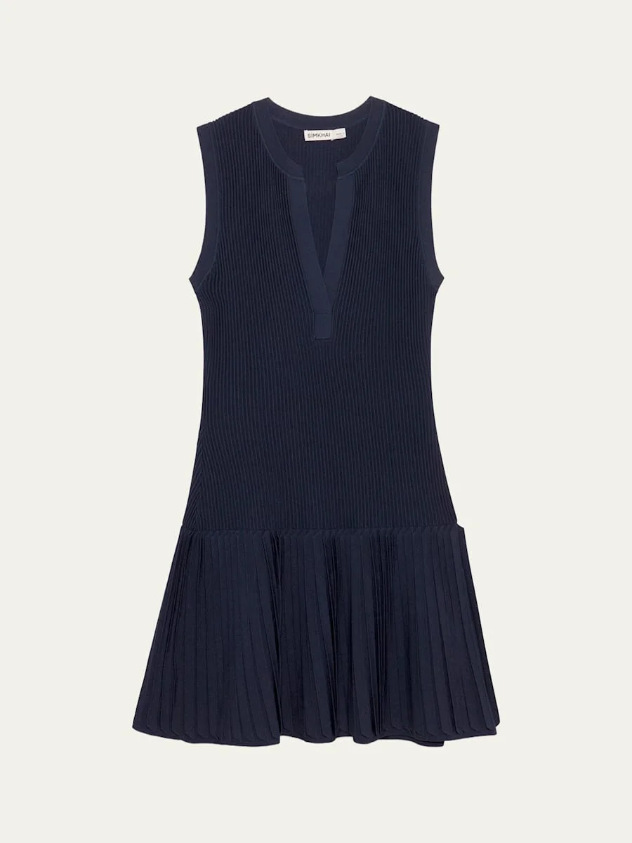 Levie Sleeveless Knit Mini Dress - 1