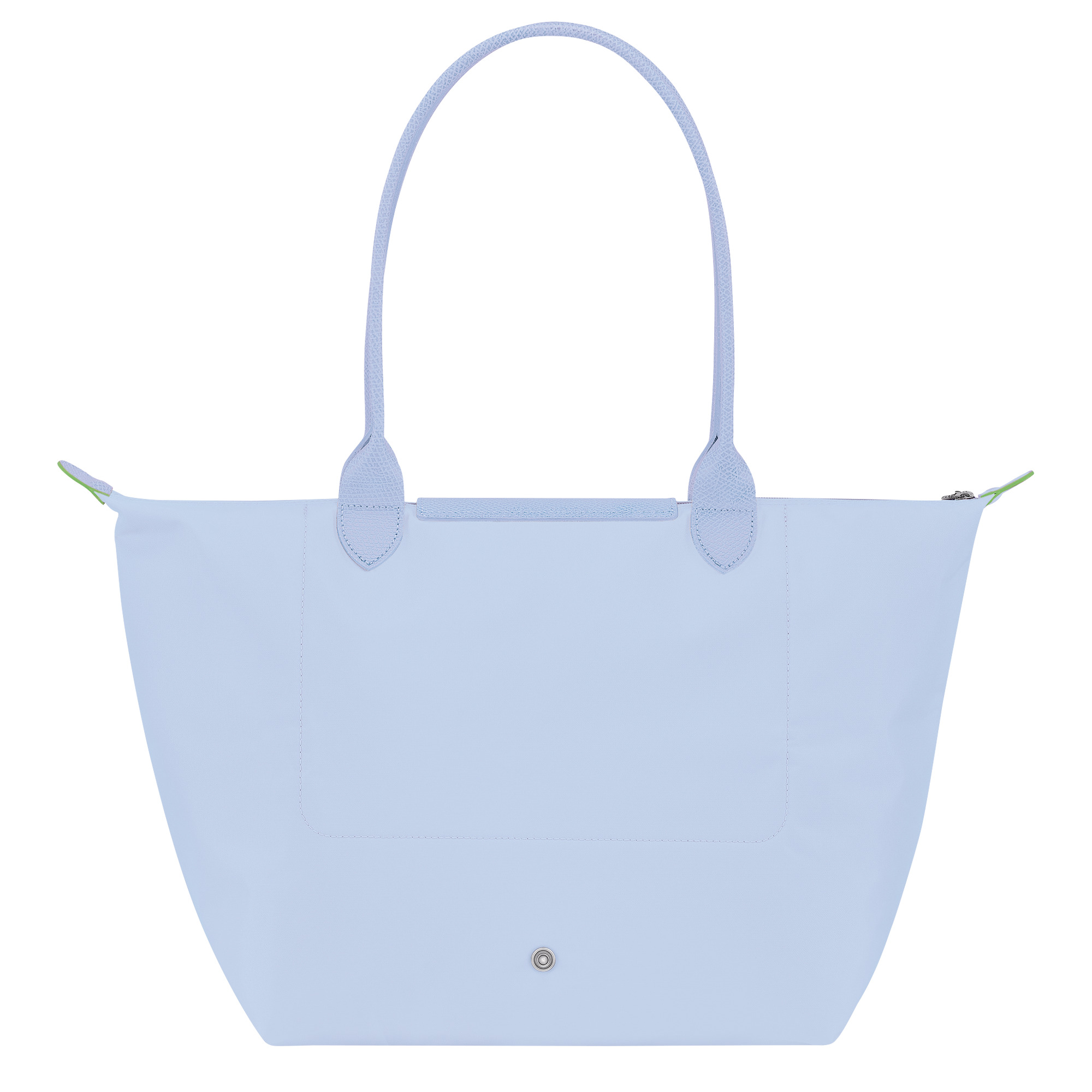 Le Pliage Green Pouch with handle Sky Blue - Recycled canvas
