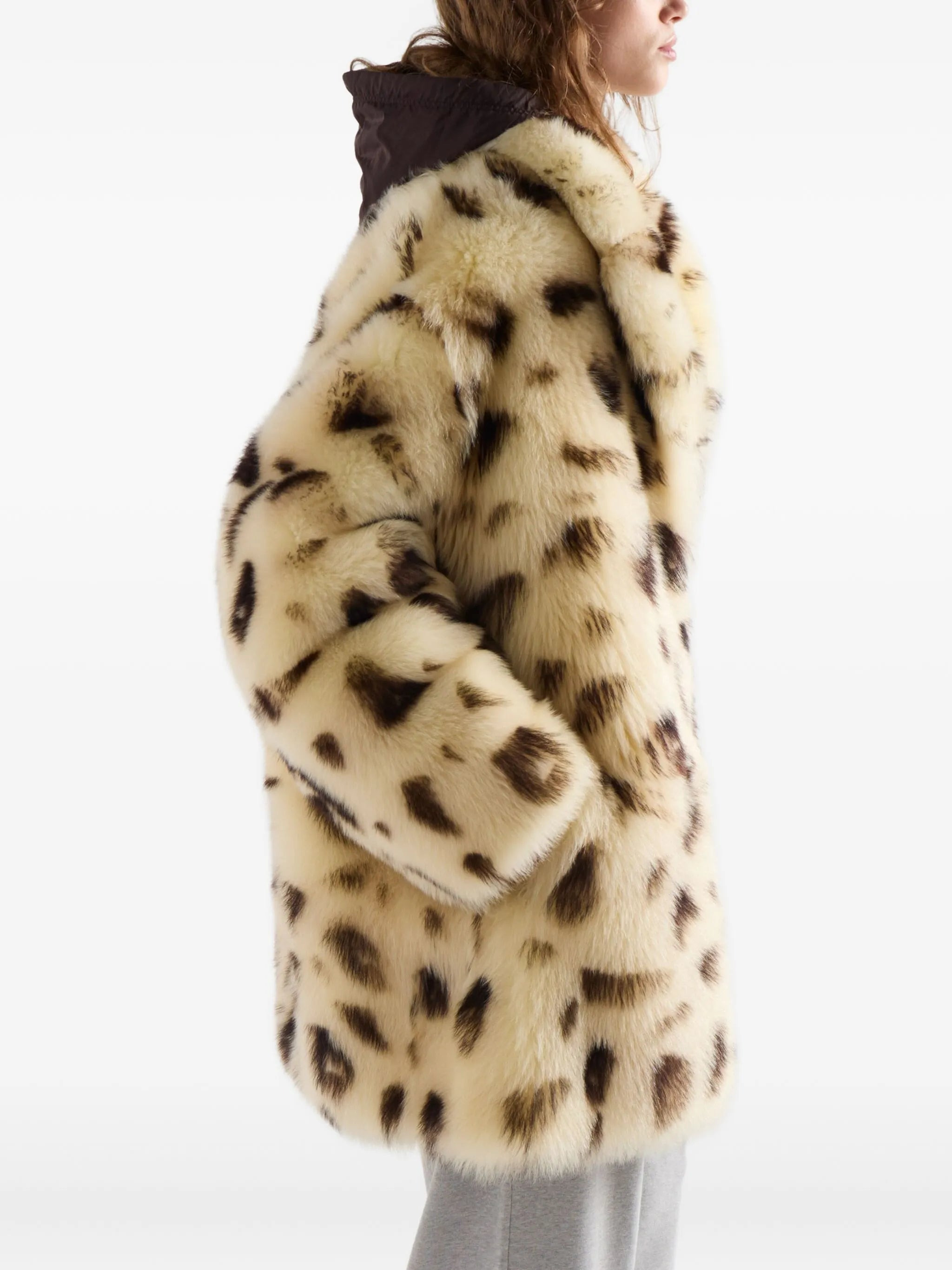 Prada Leopard-print Shearling Coat - 2
