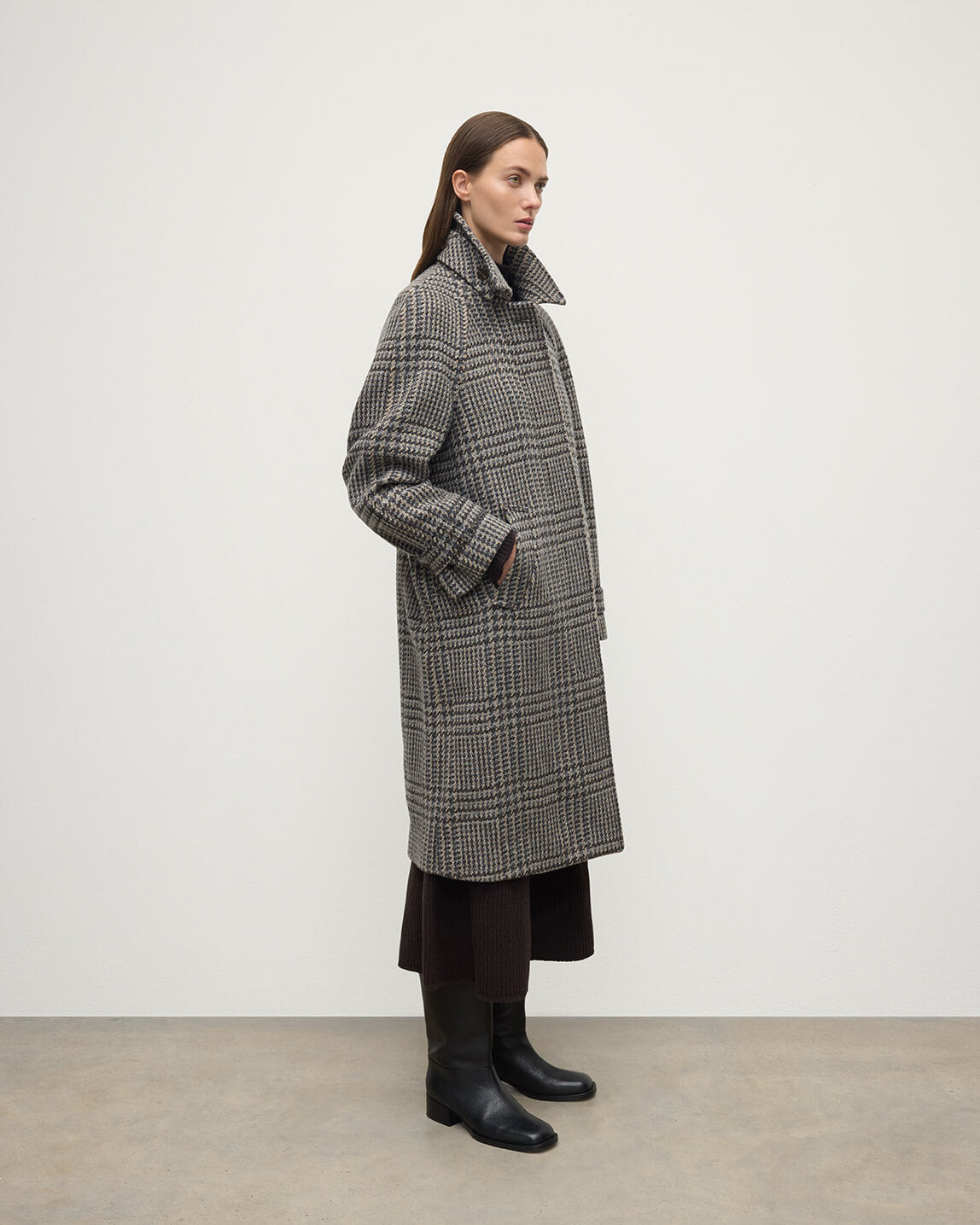Women's Balmacaan Coat | Peregrine Glen Urquhart - 3