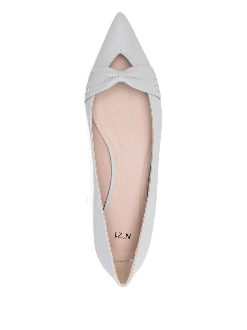 bow-detail pointed-toe ballet flats 4