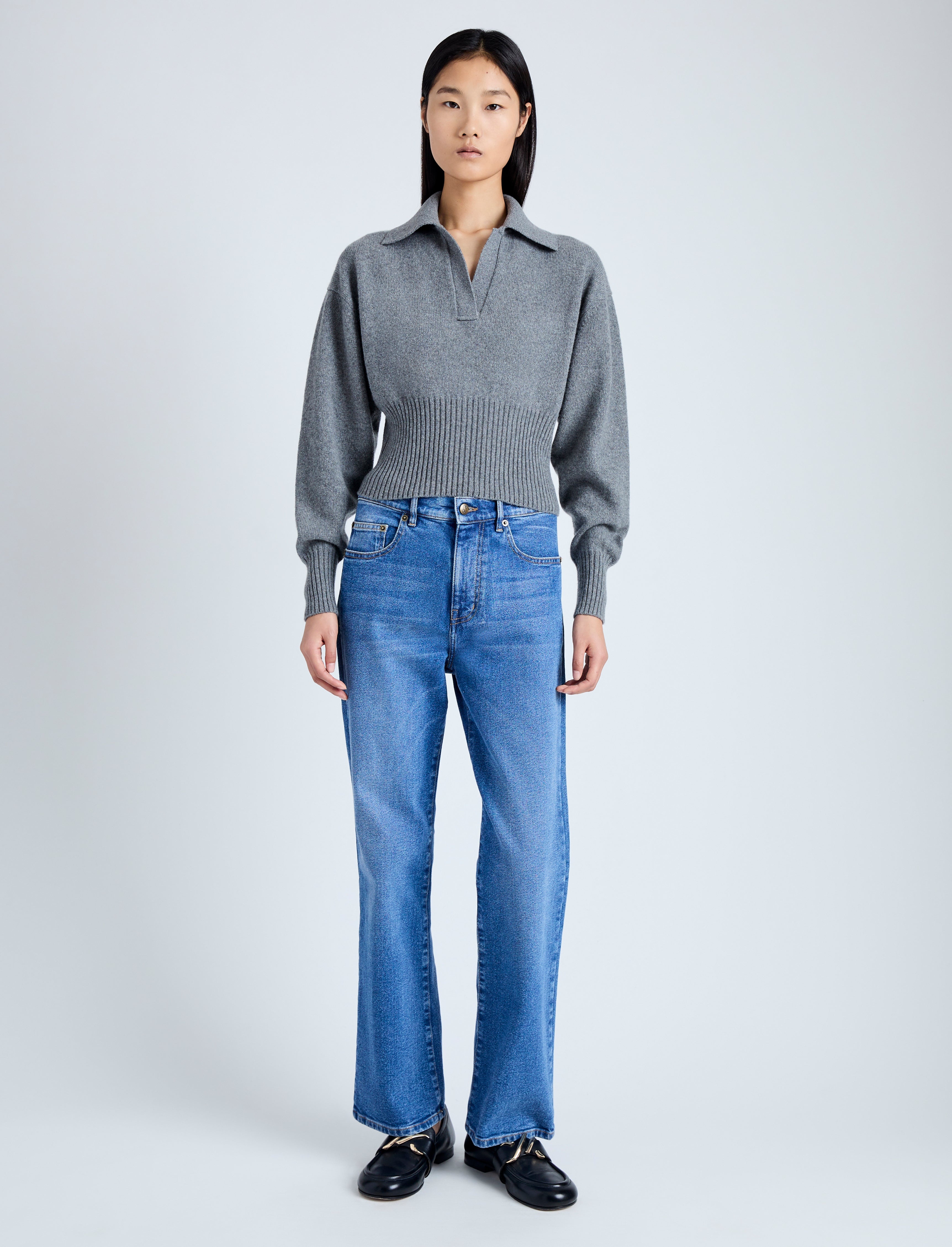 Jeanne Polo Sweater in Eco Cashmere - 3