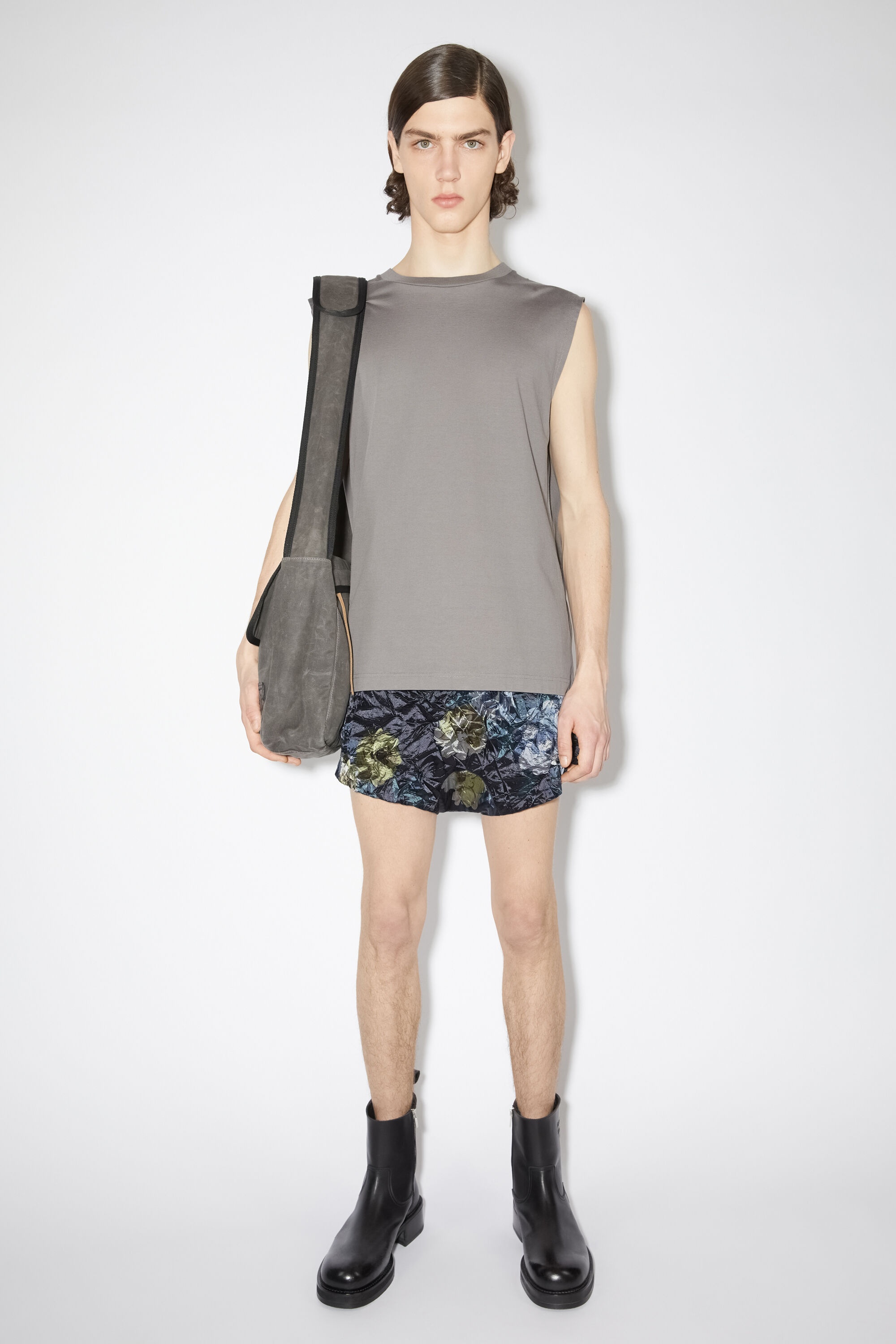 Printed shorts - Navy - 2