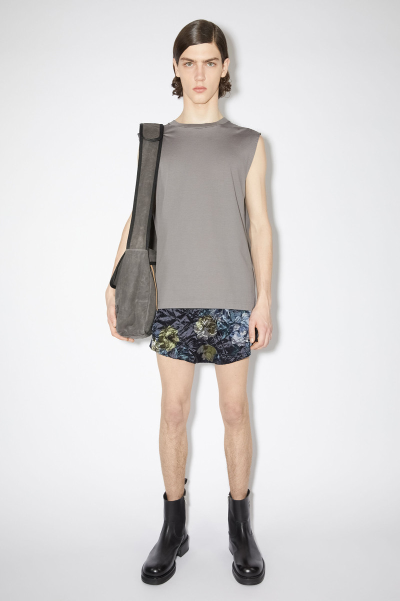 Acne Studios Printed shorts - Navy outlook