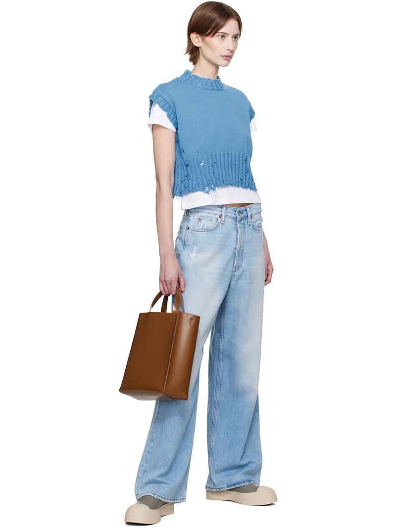 Marni Gray Pablo Sabot Slip-on Loafers outlook