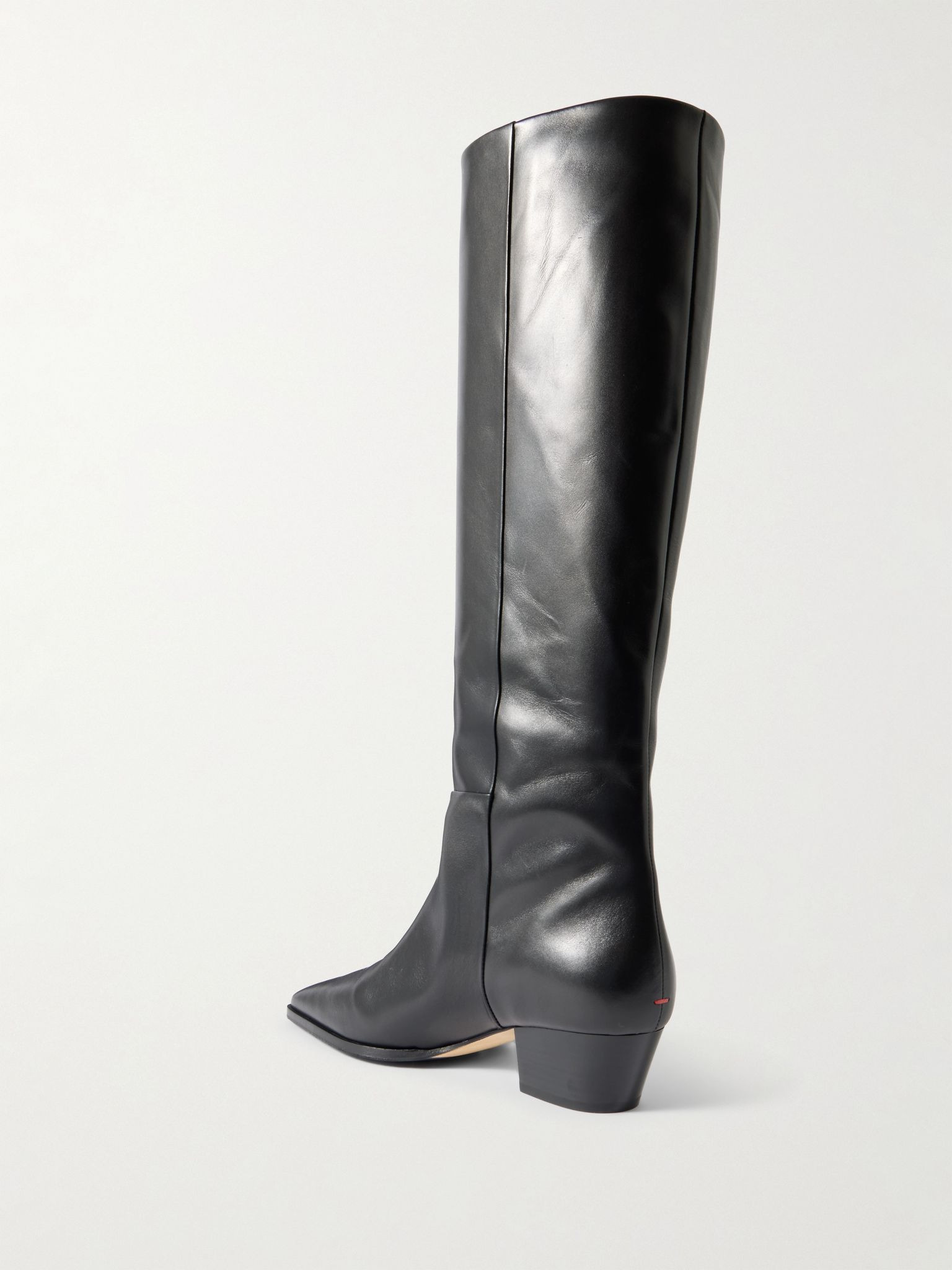 Medea leather knee boots Black - 3