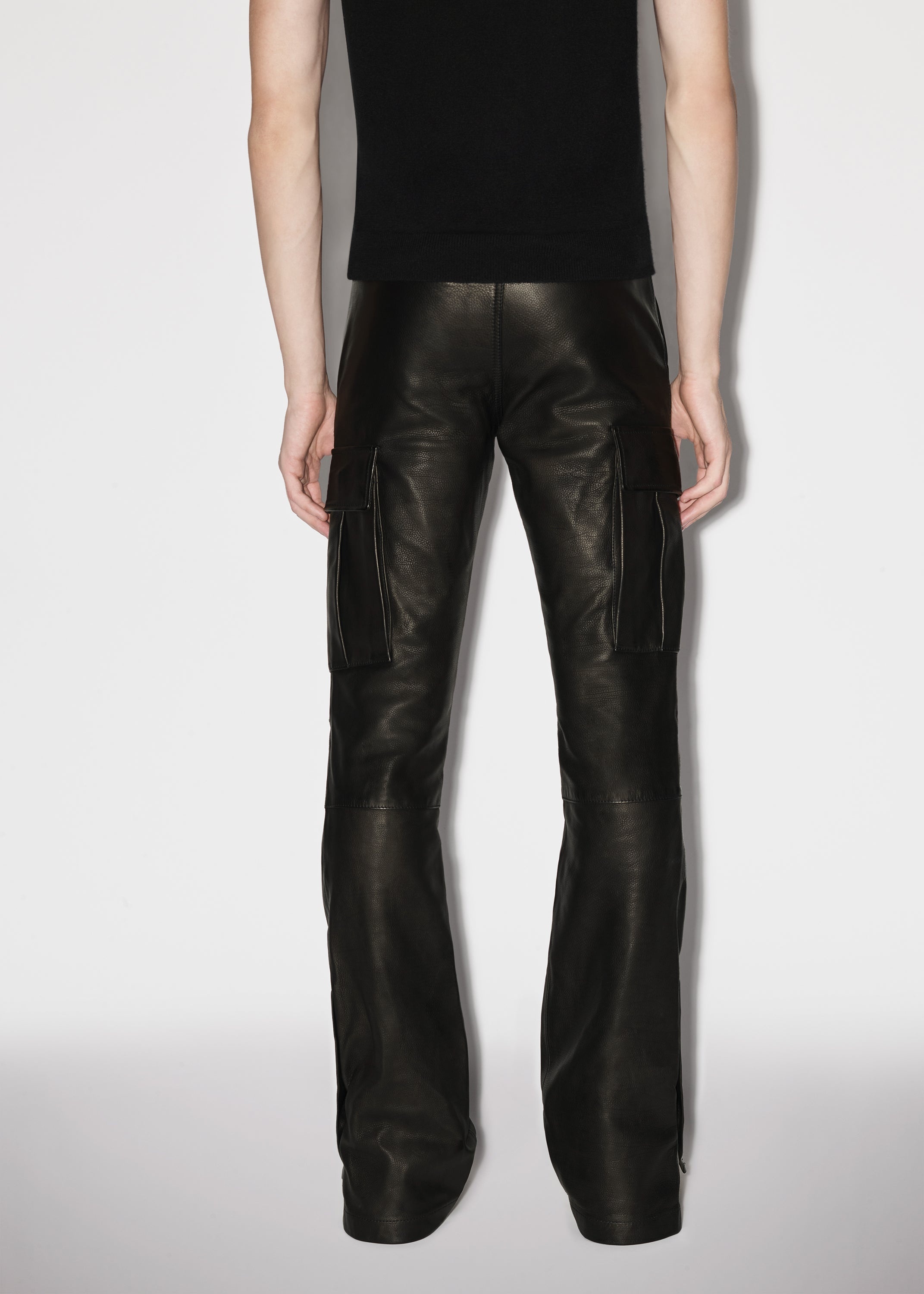 LEATHER CARGO FLARE - 5