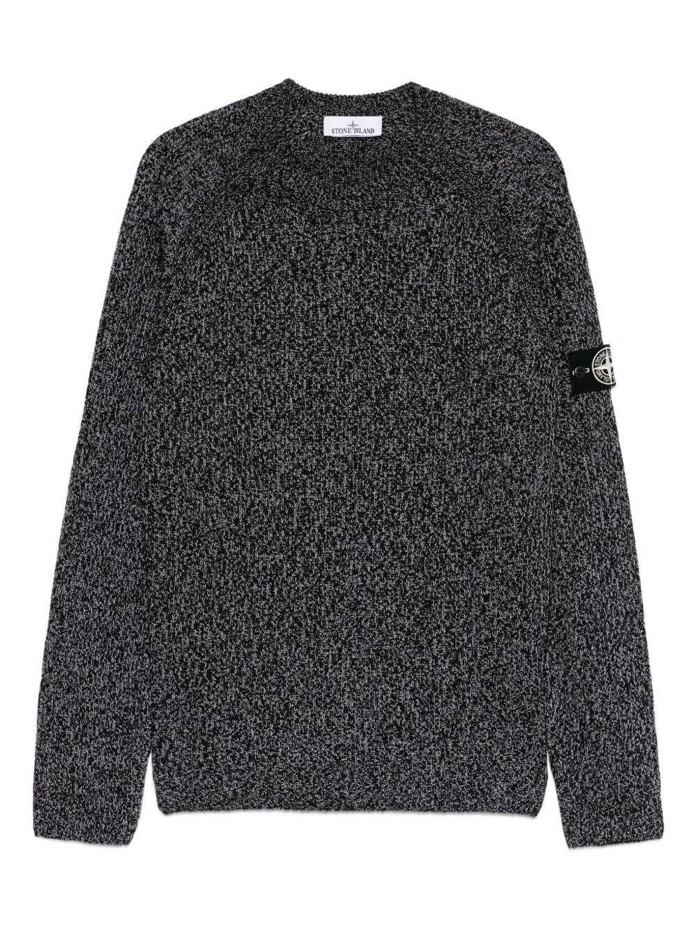 speckled knit sweater - 1