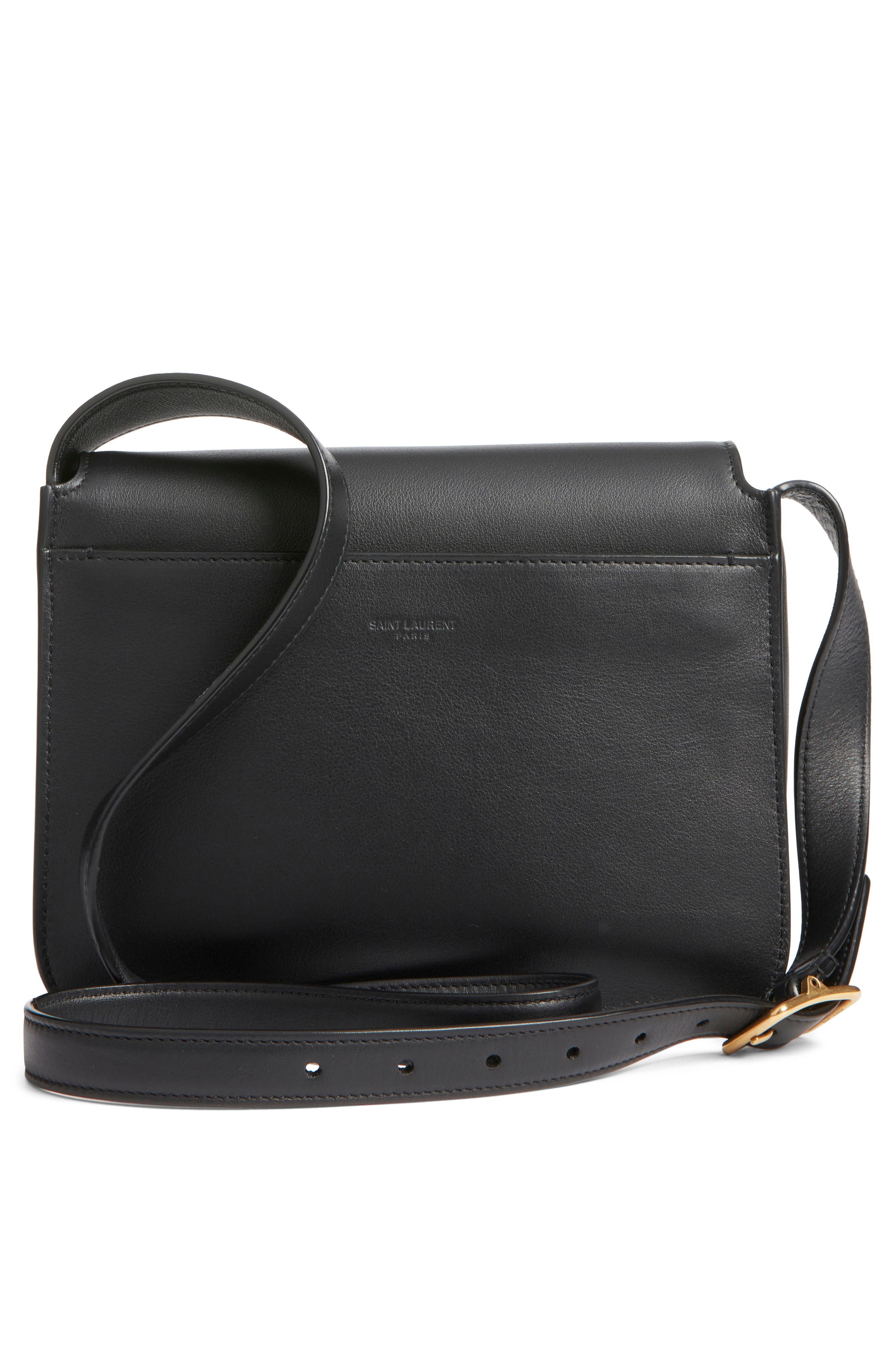 Saint Laurent Niki Leather Crossbody Bag in Noir at Nordstrom - 2