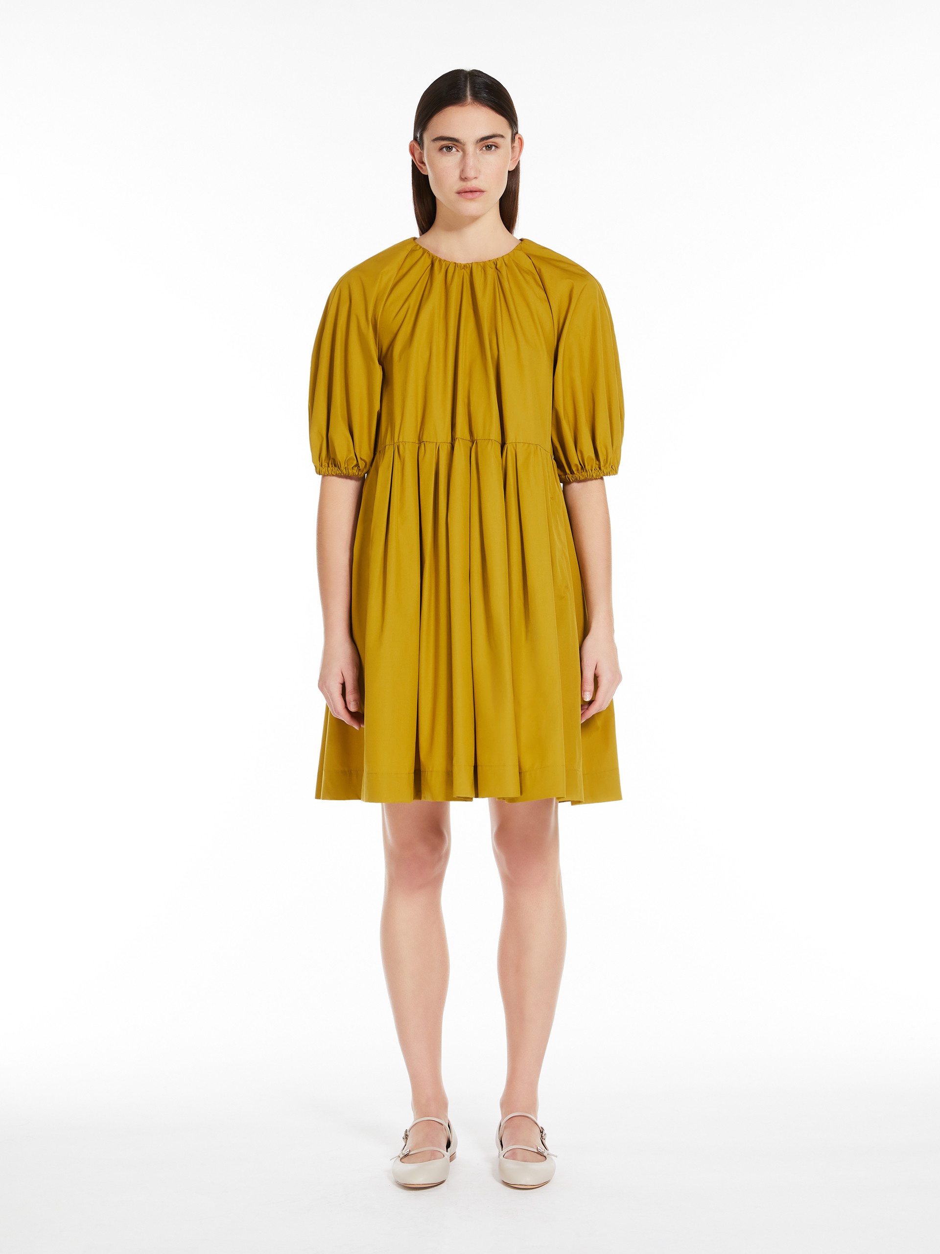 TAGO Short cotton poplin dress - 3