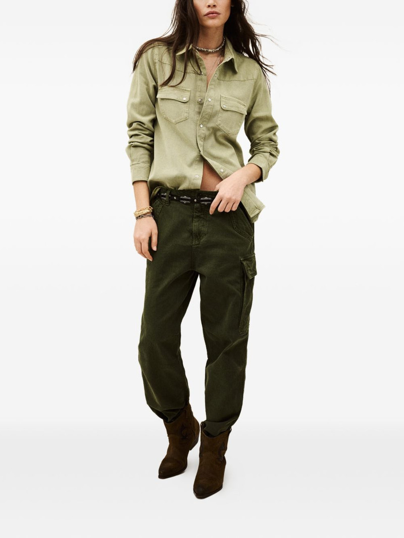ba&sh Jada front-pocket button-fastening shirt outlook