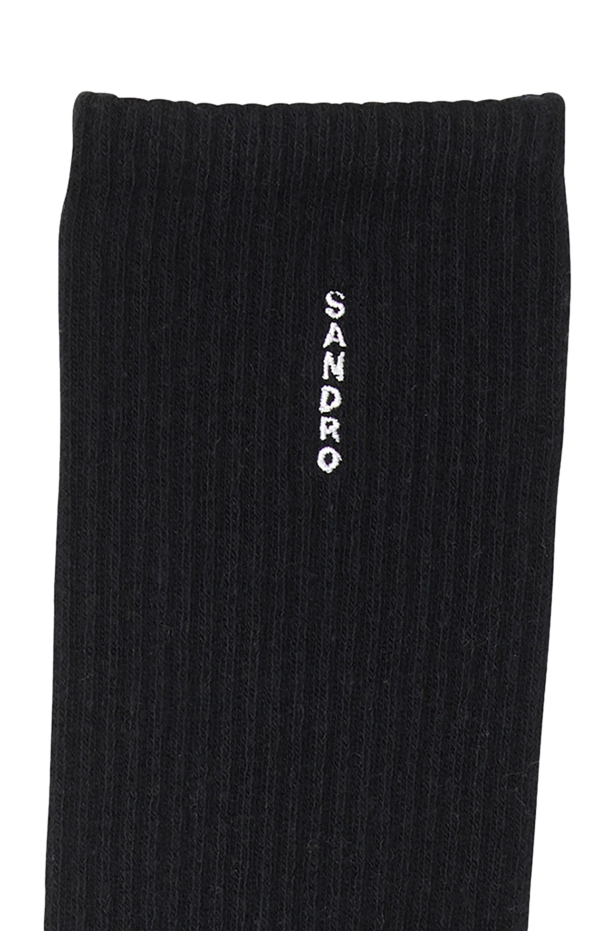 SANDRO Cotton socks in Black at Nordstrom - 2