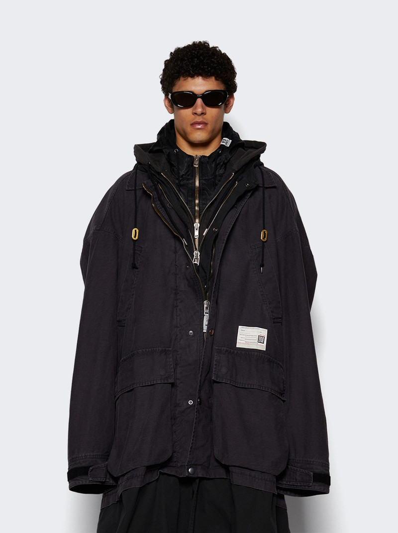 Maison MIHARAYASUHIRO Quadruple Layered Coat Black outlook