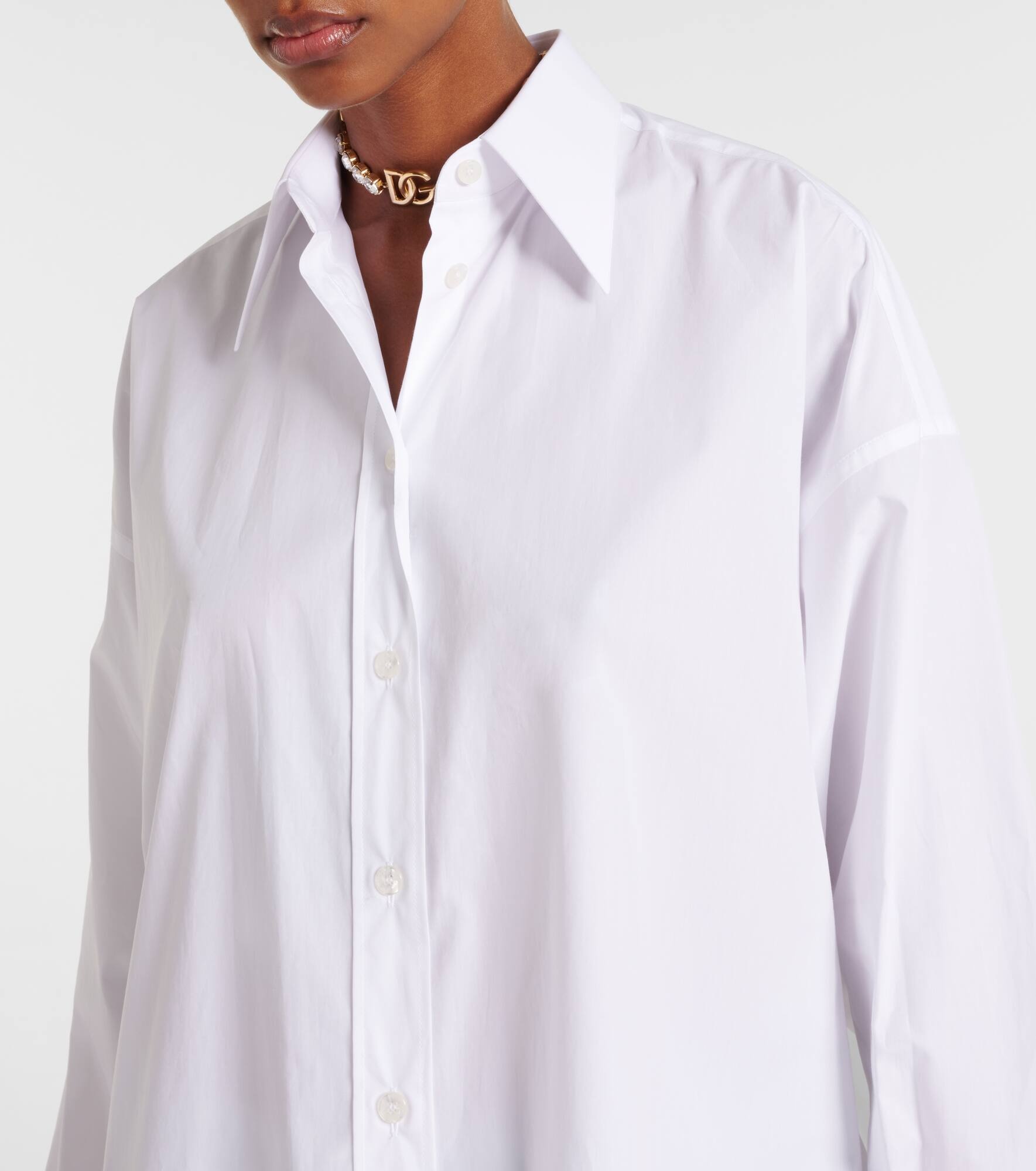 Cotton poplin shirt - 4