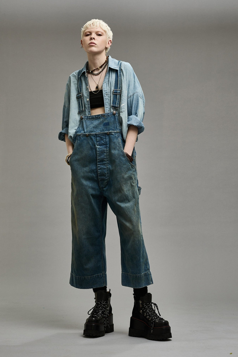 SLOUCH BIB OVERALL - WILTON INDIGO 1