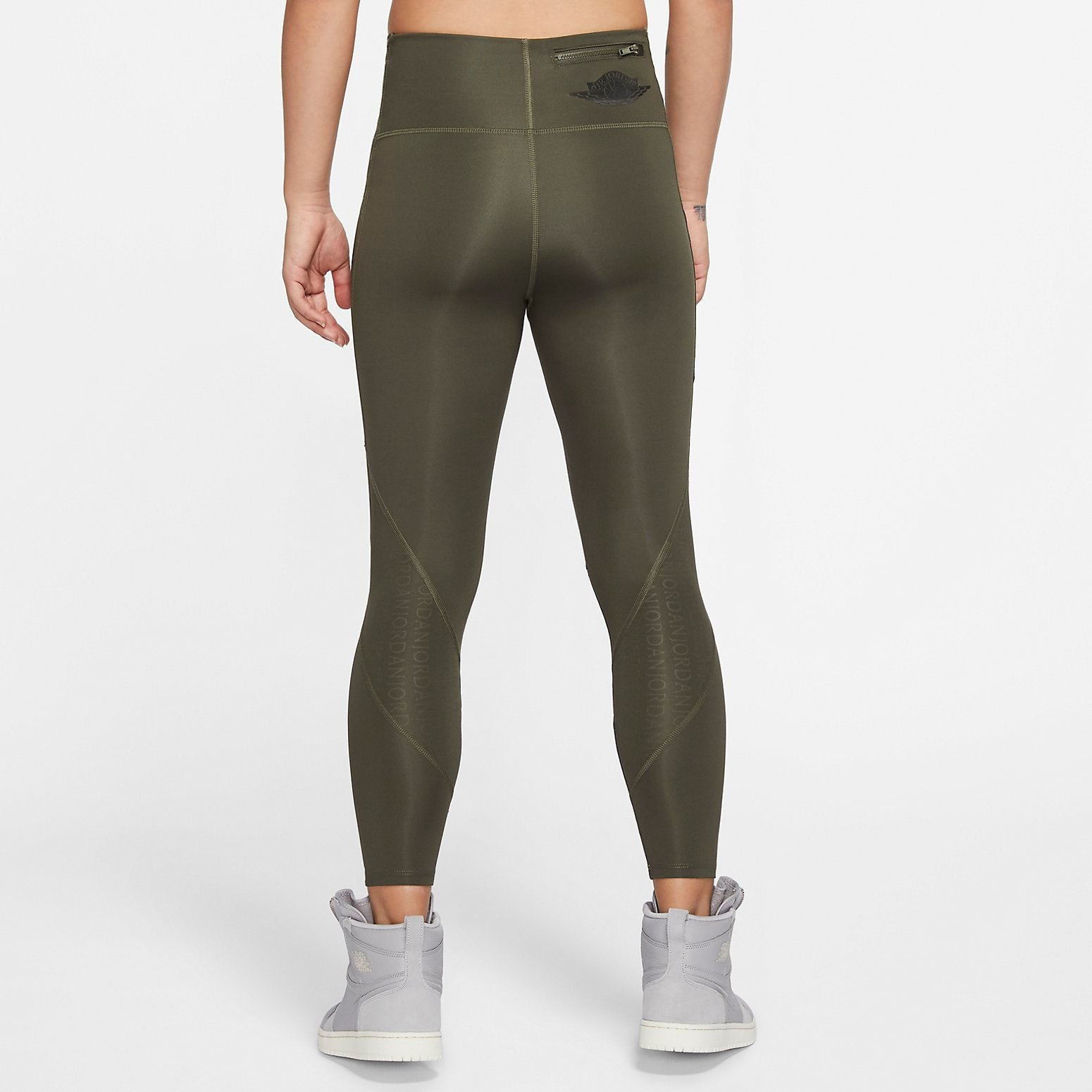 (WMNS) Air Jordan Legging Cargo 'ArmyGreen' CQ6676-325 - 4