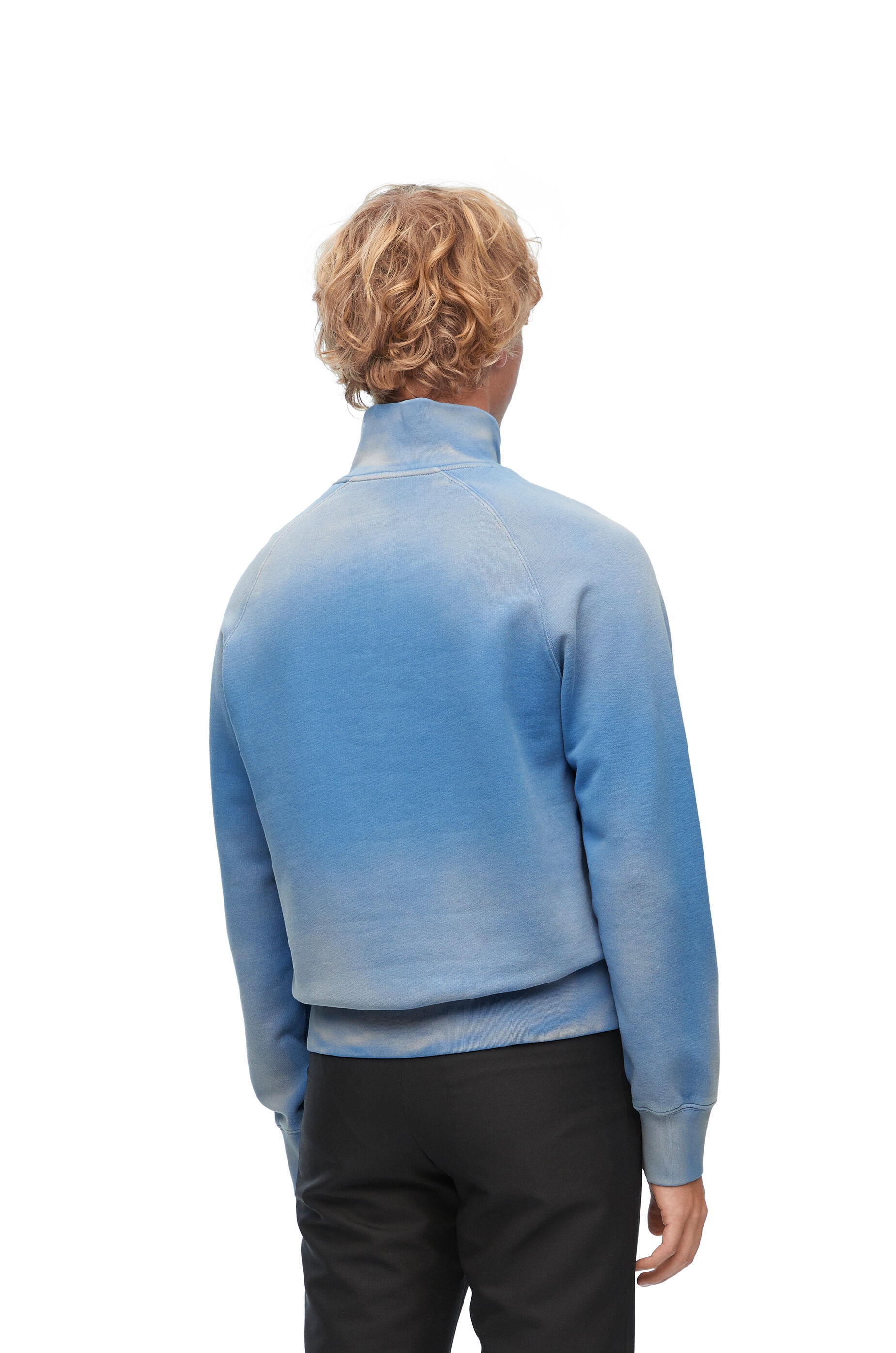 Zip-up sweatshirt in cotton - 4