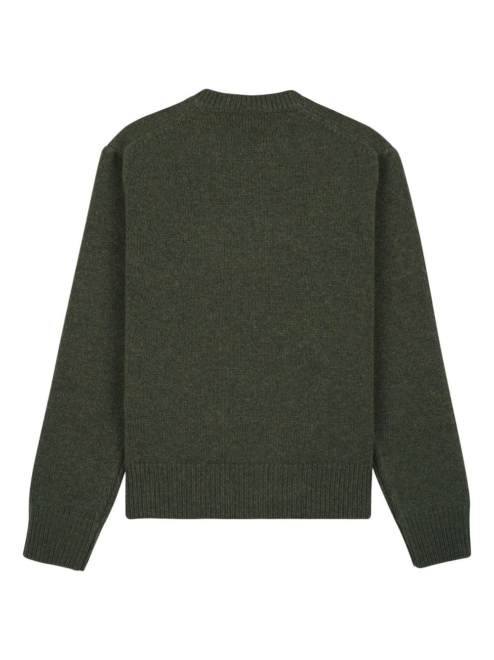logo-embroidered wool jumper - 2