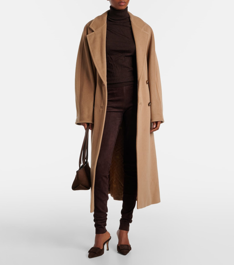 STOULS Carolyn mid-rise suede leggings outlook