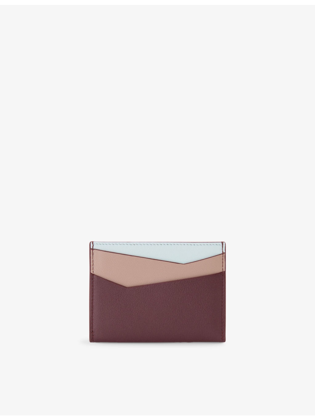 Puzzle Plain Leather Cardholder - 3