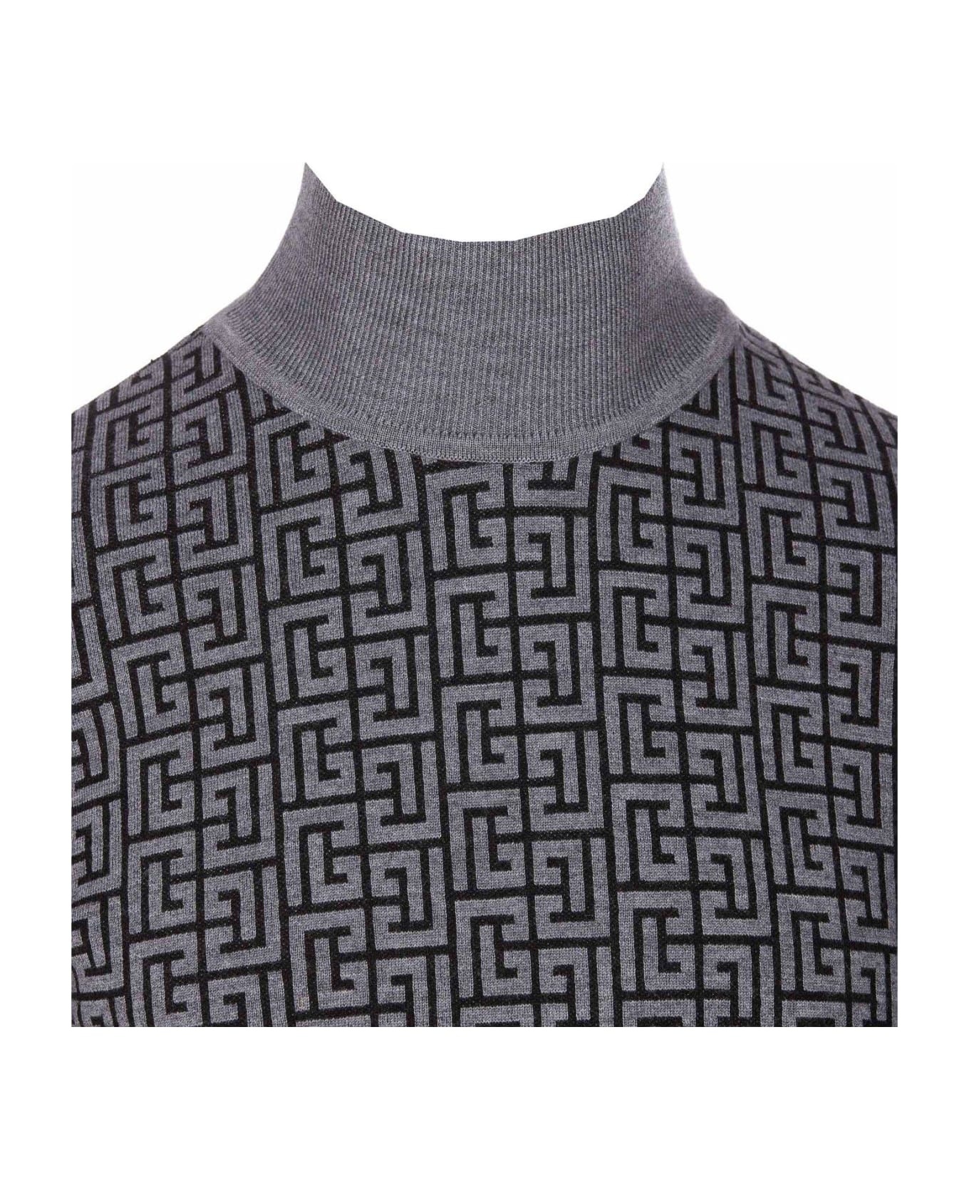 Monogram Turtleneck Jumper - 4