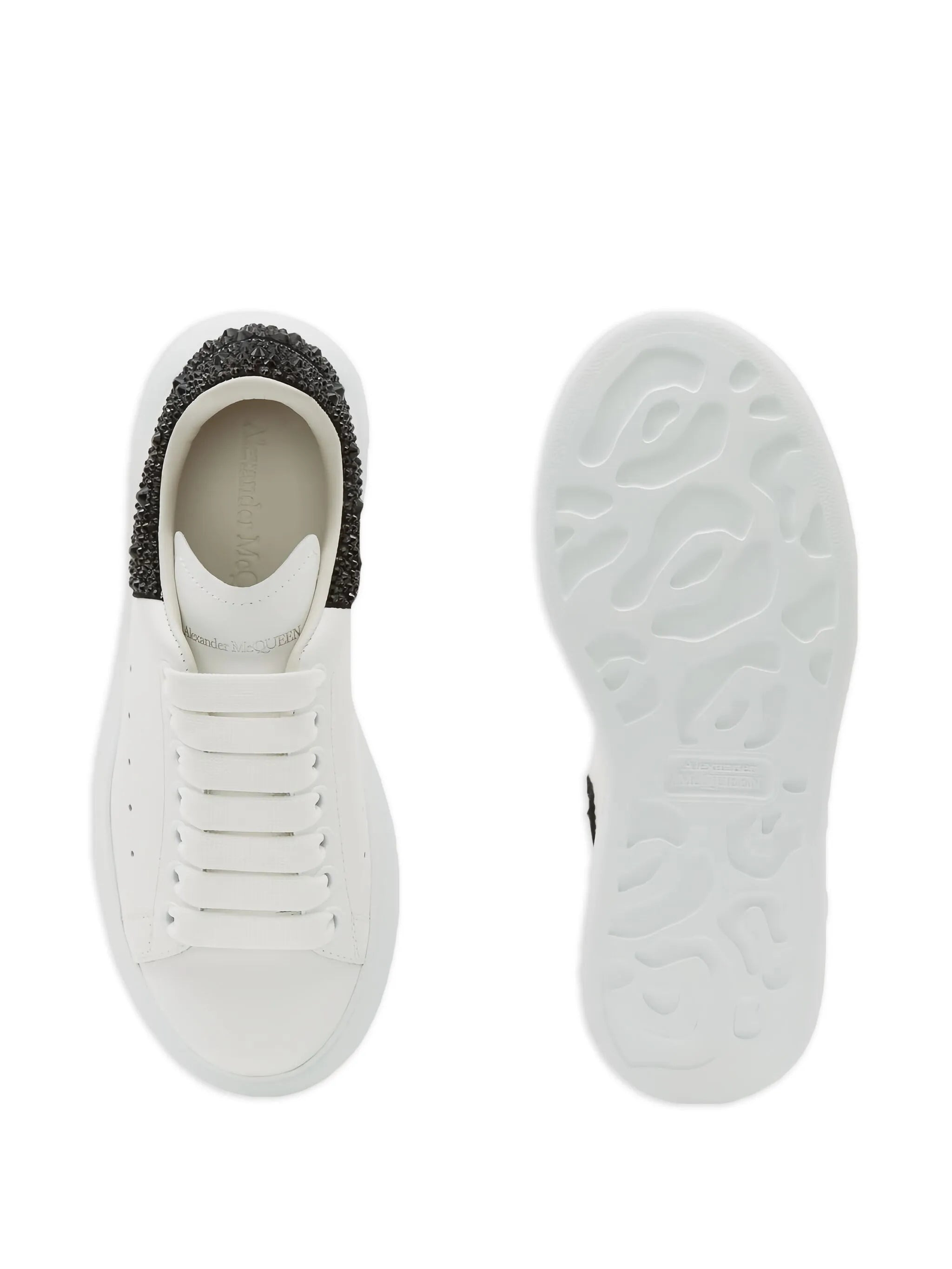 Alexander Mcqueen Oversize Crystal-embellished Platform Sneakers - 4