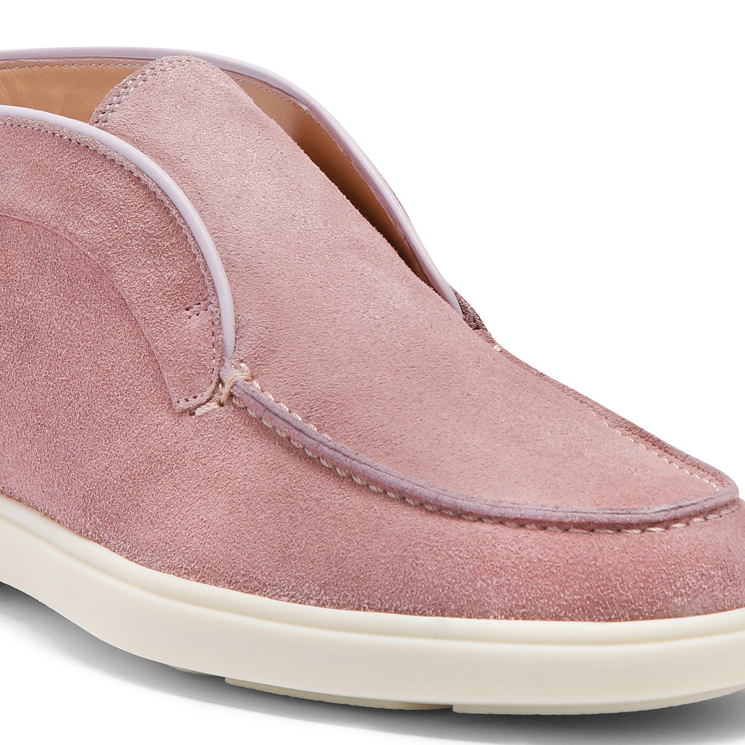 Women's pink suede desert boot - 5