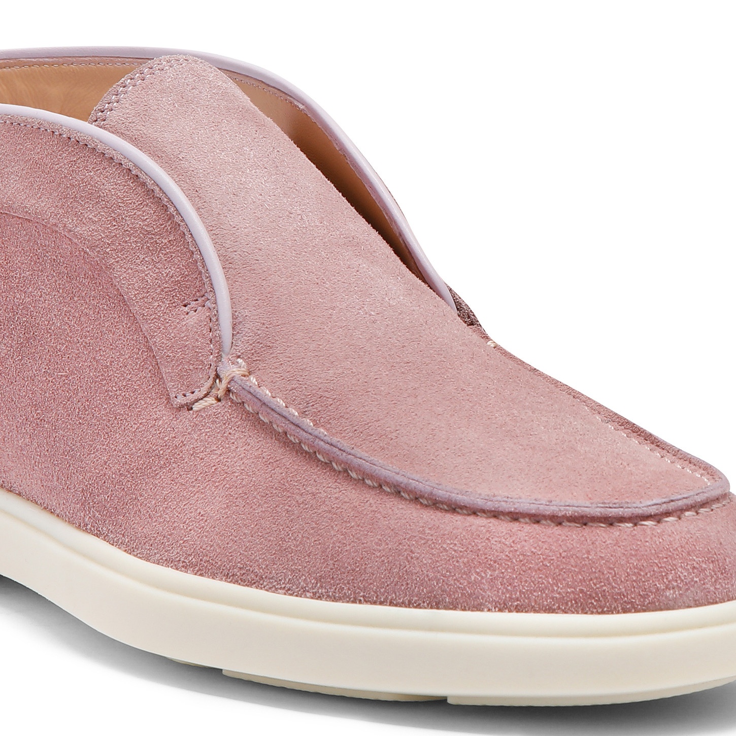 Women's pink suede desert boot - 5