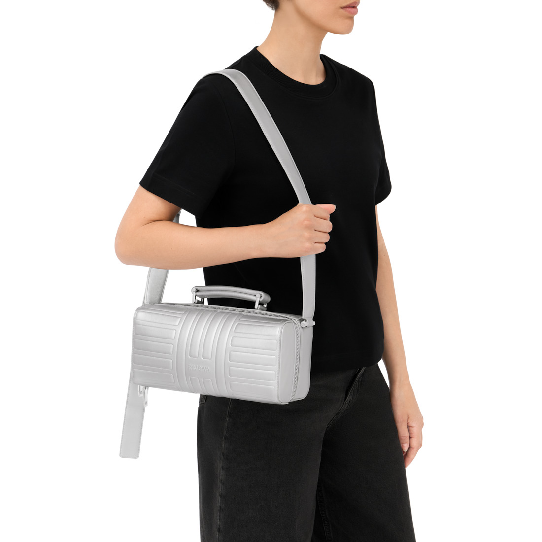 Groove - Leather Cross-Body Bag Large - 6