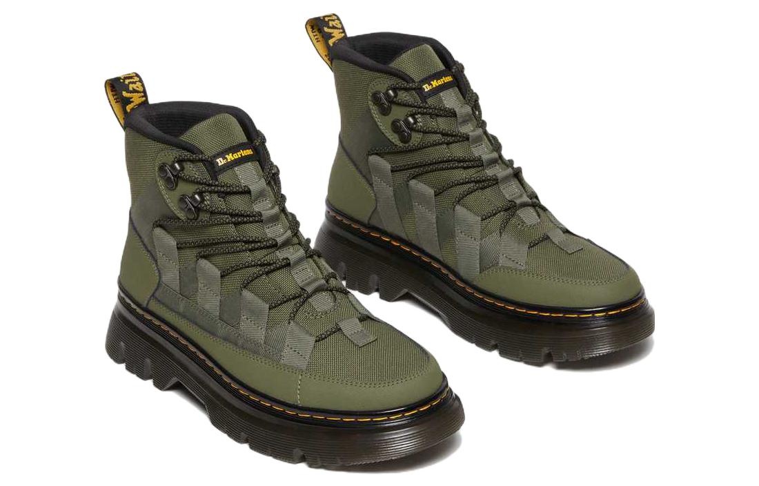 Dr. Martens Boury Leather Casual Boots 'Khaki Green' 27831384 - 3
