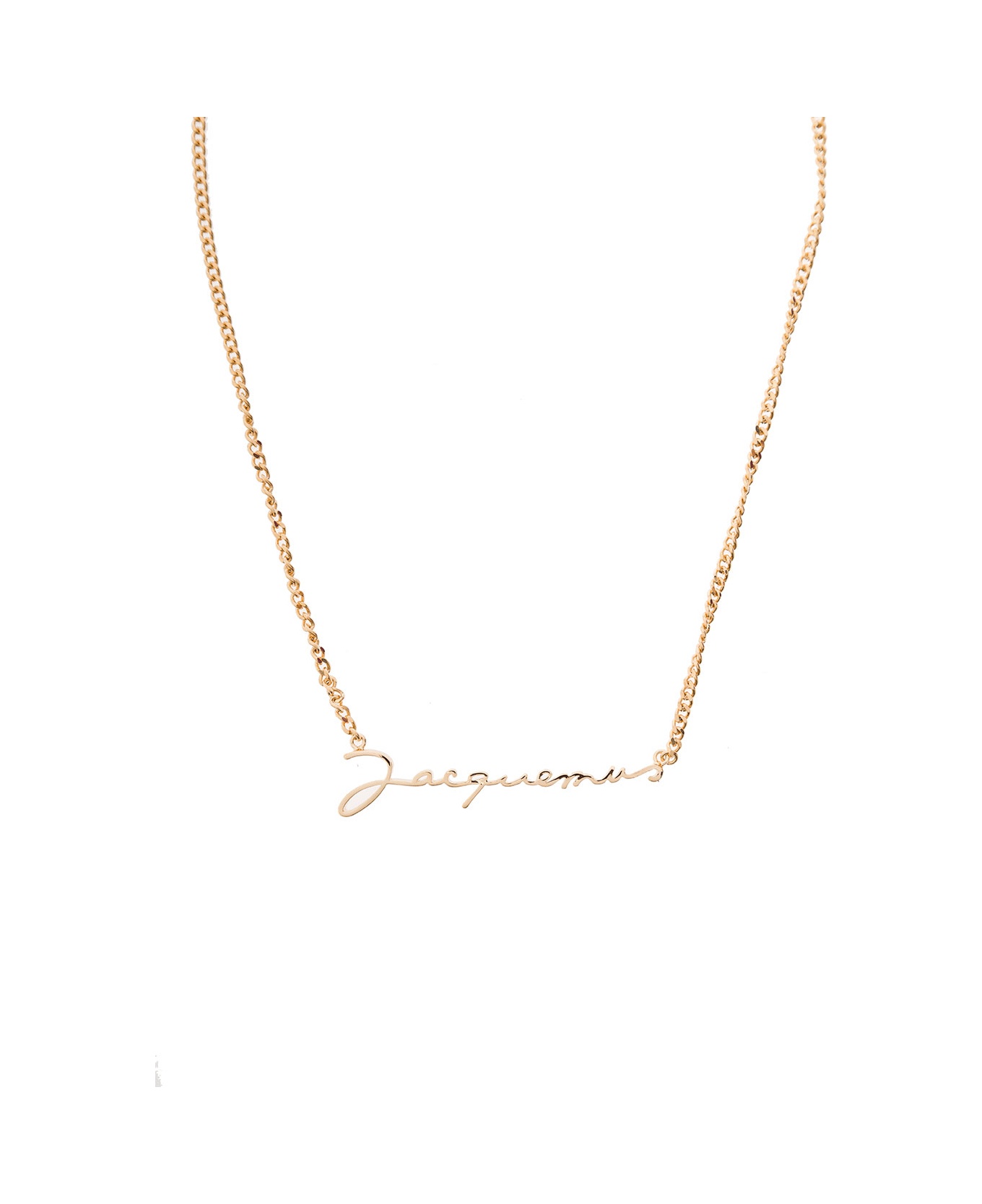 Le Chaine Necklace With Logo Plaque - 2