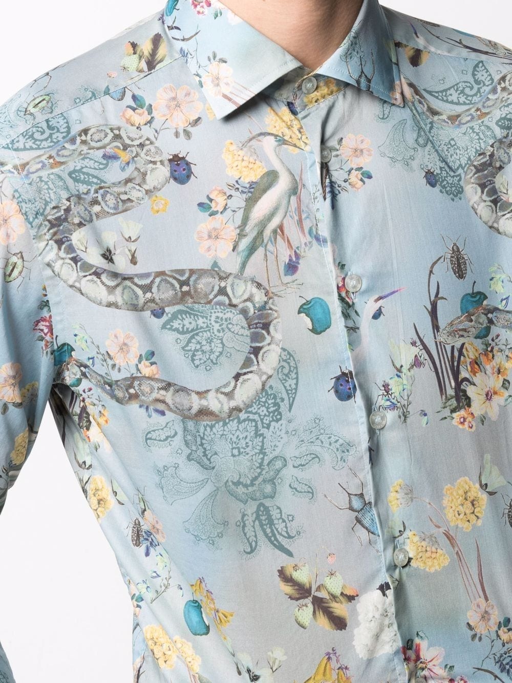 floral-print shirt - 5