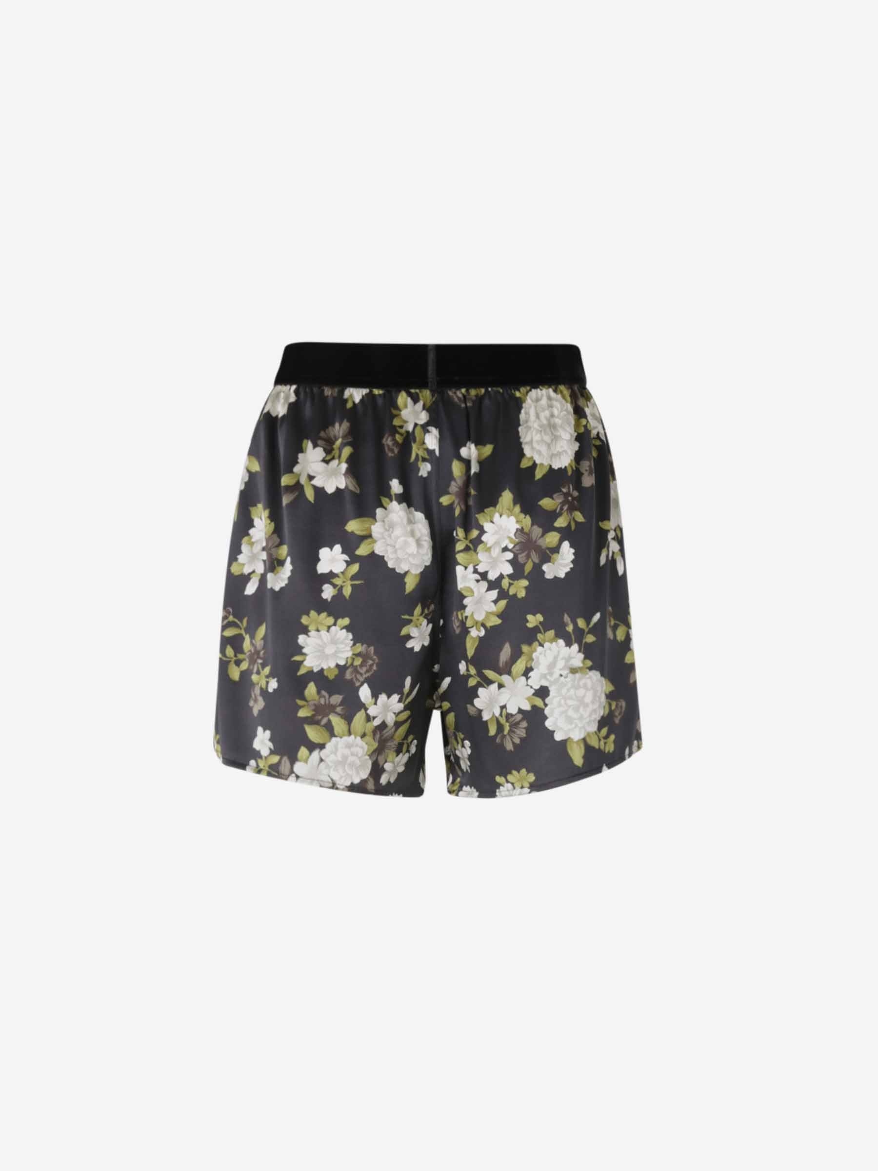 FLORAL PATTERN BERMUDA SHORTS - 2