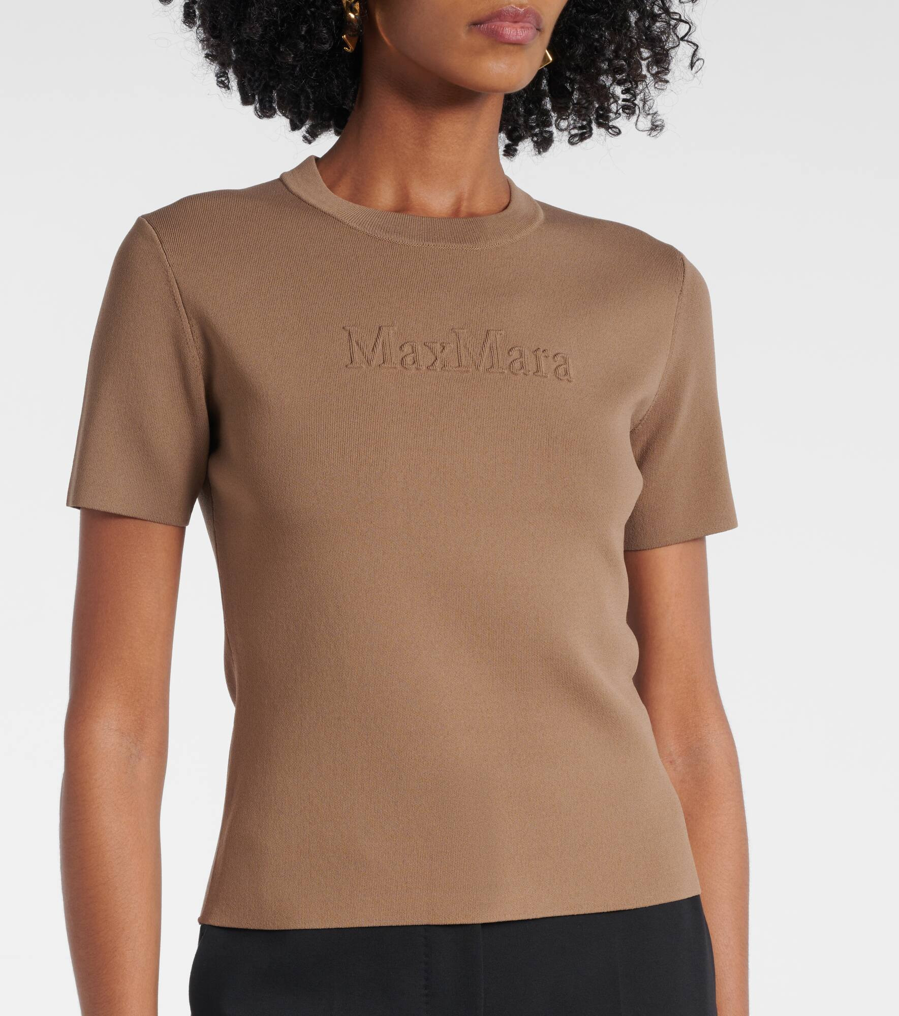 Logo embroidered T-shirt - 5