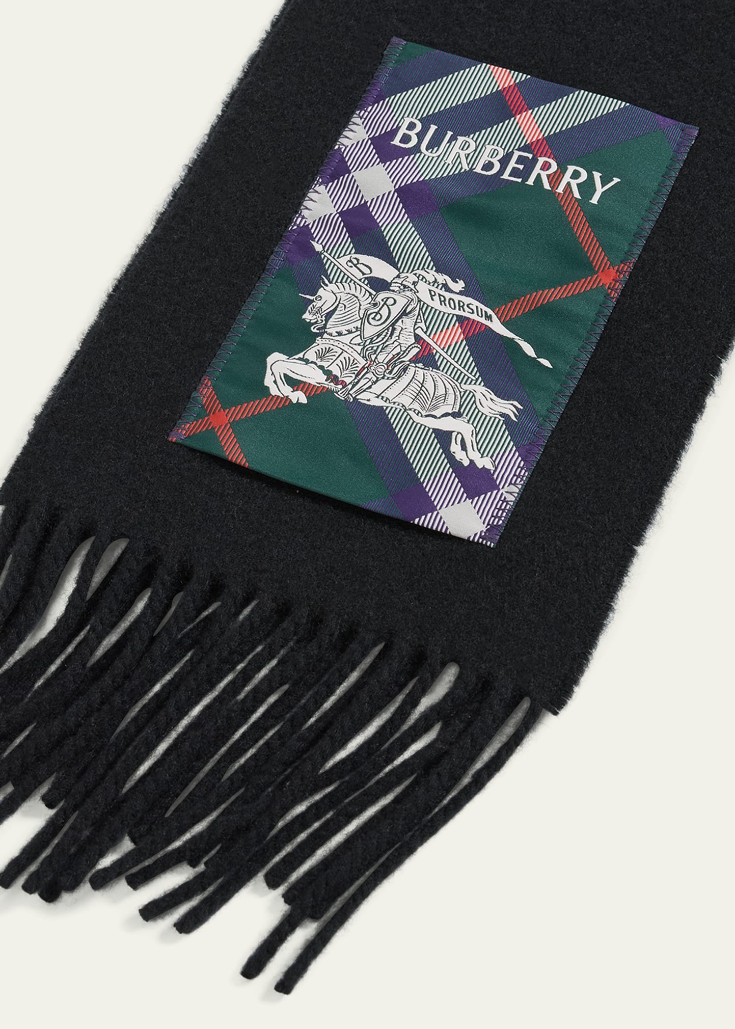 Men's Cashmere Scarf with EKD Label - 4