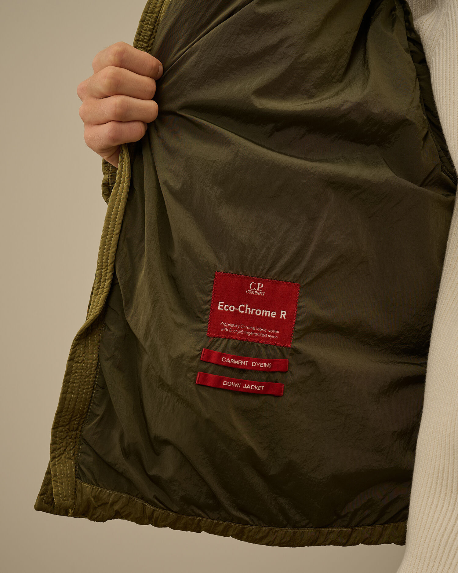 Eco-Chrome R Mixed Hooded Down Jacket - 7