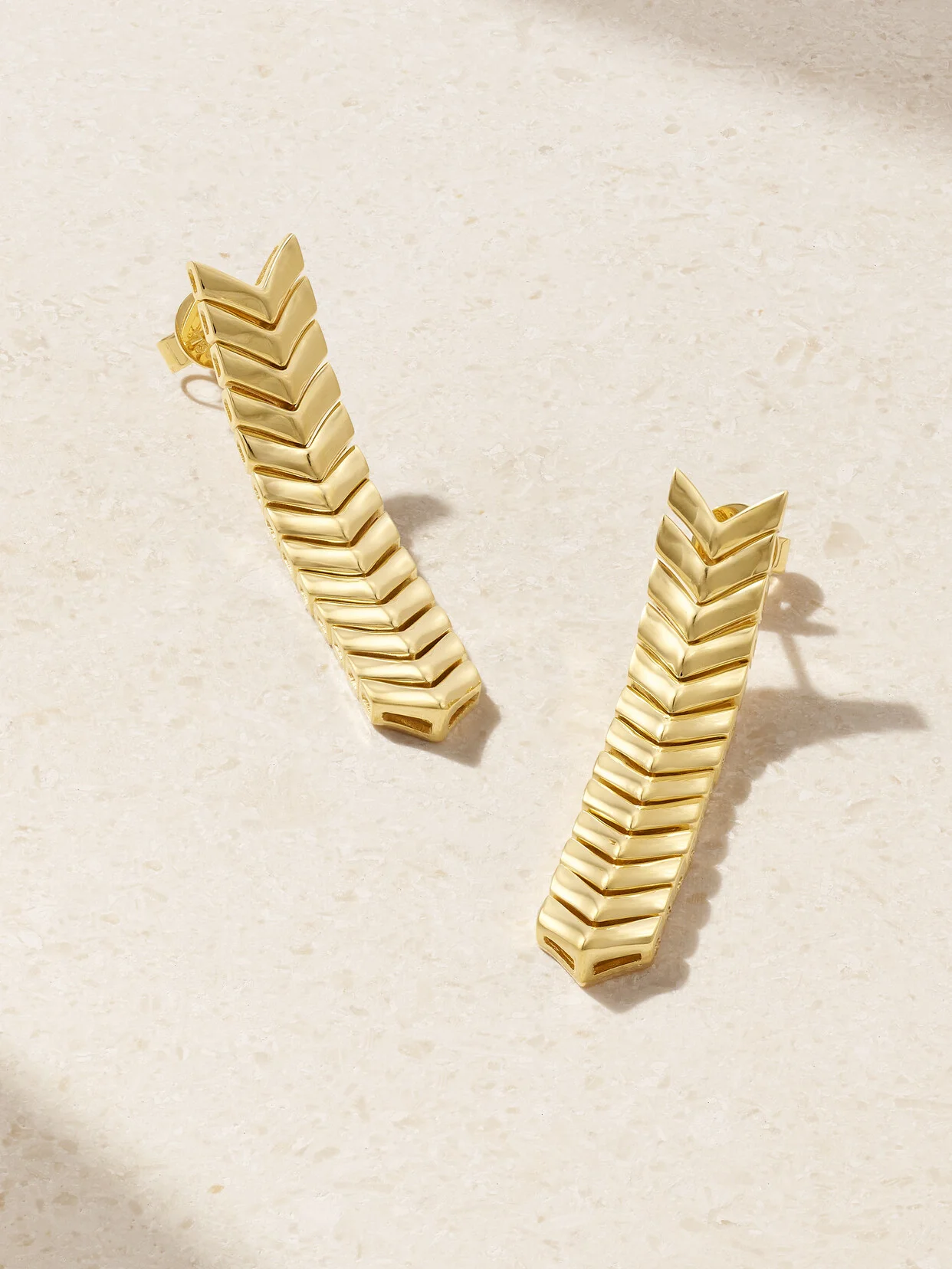 Zipper 18-karat Gold Earrings - 1