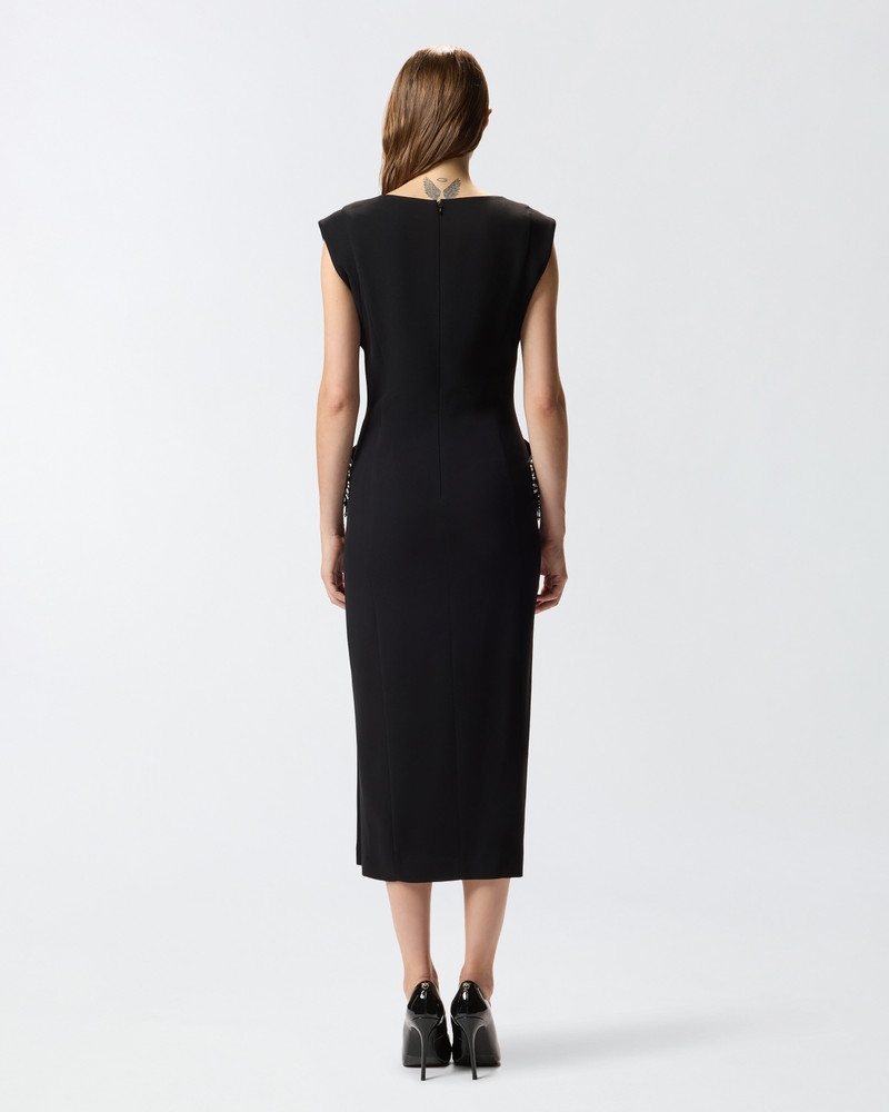 SLIM-FIT DRESS WITH BEJEWELLED EMBROIDERY 4