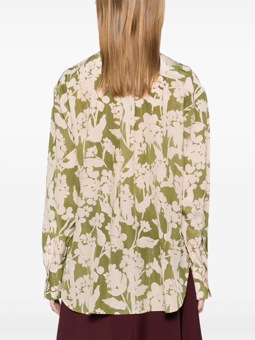 floral-print shirt - 4