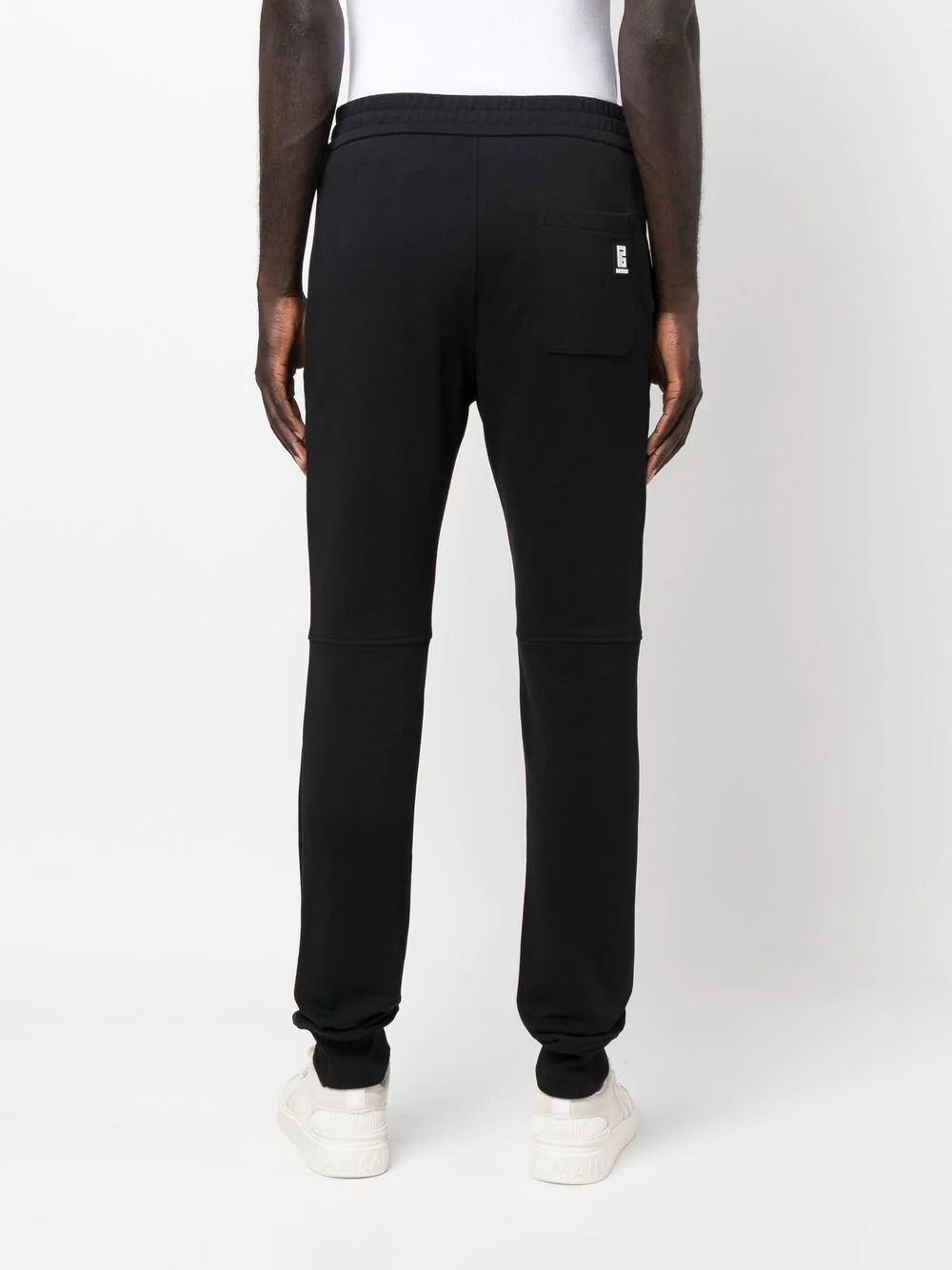 logo-patch drawstring track pants - 4