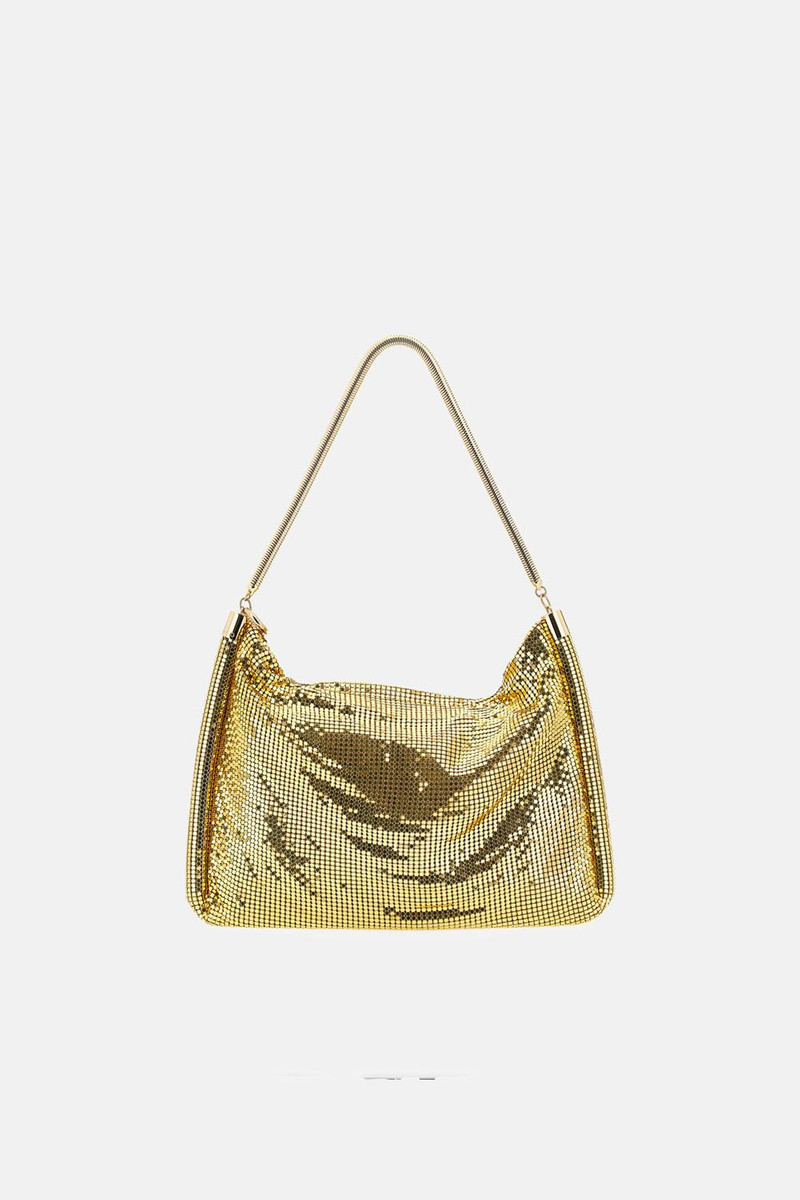 rabanne SMALL PIXEL TUBE SHOULDER BAG outlook